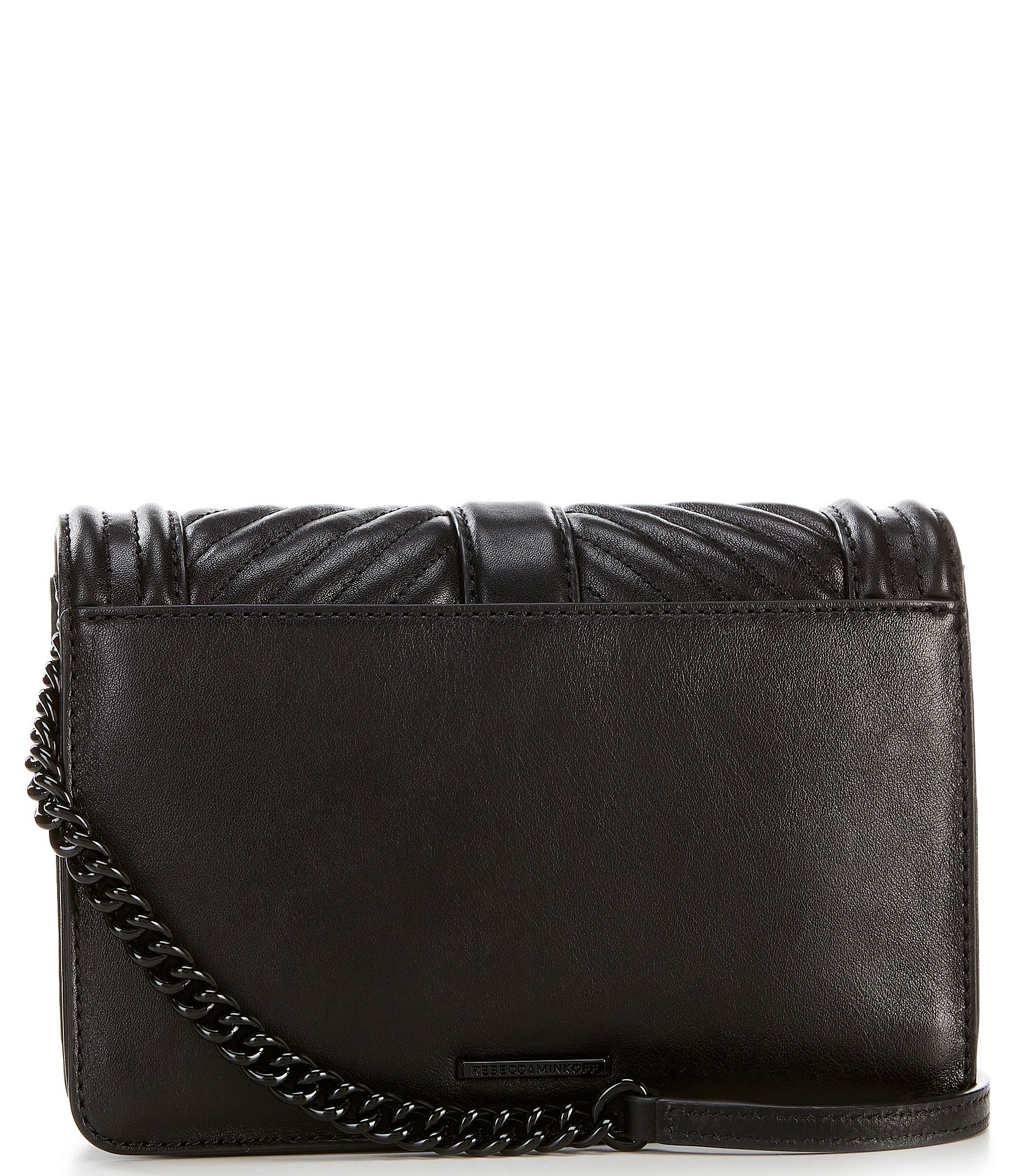 REBECCA MINKOFF Chevron Quilted Small Turn Lock Love Crossbody Bag