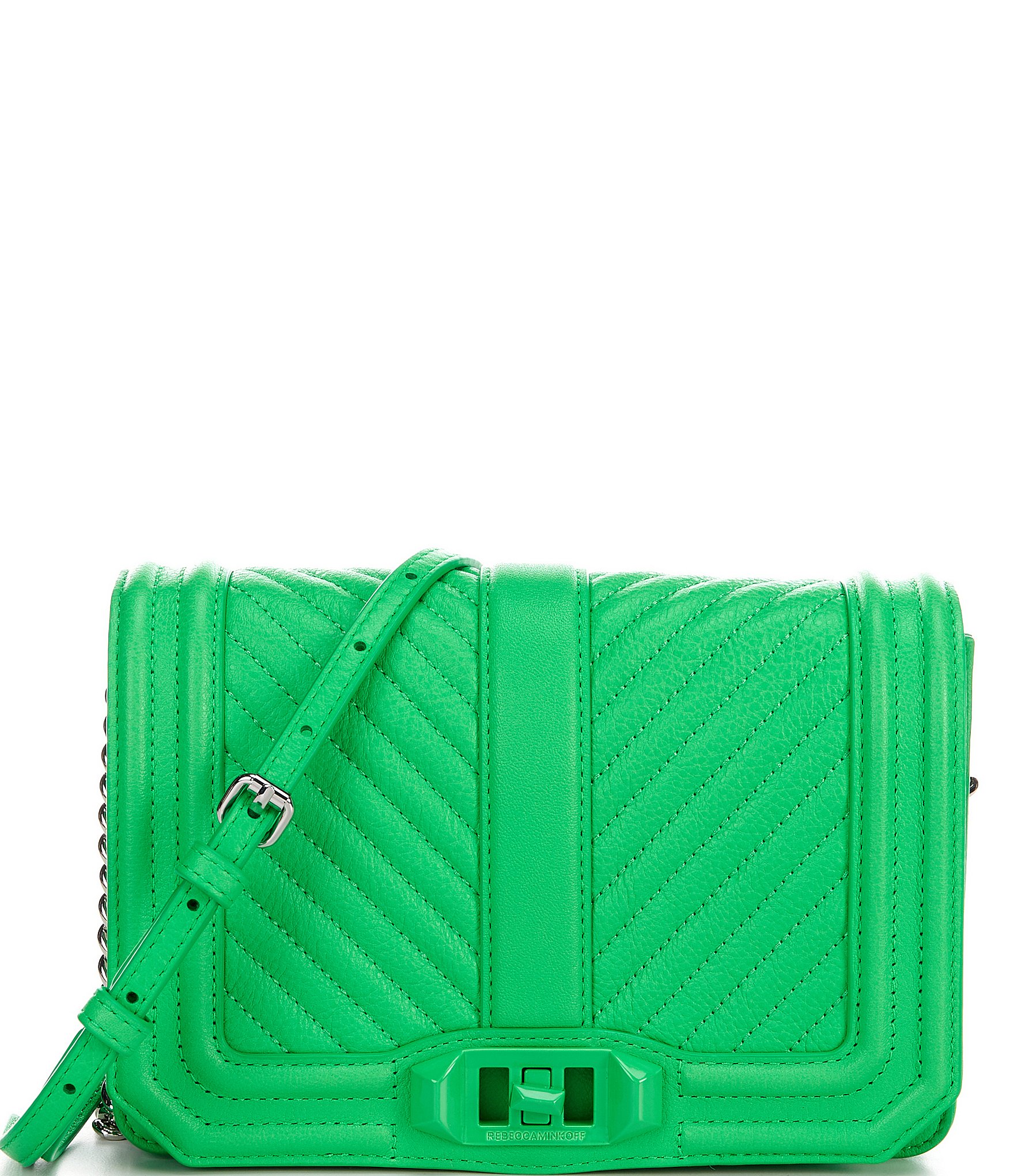 Rebecca Minkoff Love Chevron Quilted Leather Crossbody Bag