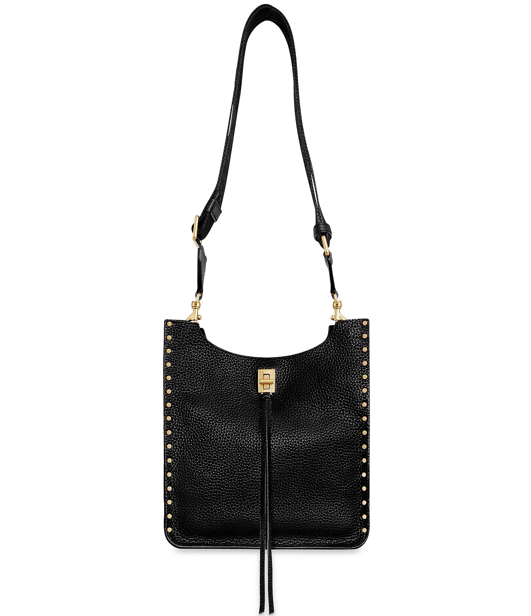 REBECCA MINKOFF Darren Medium Feed Gold Hardware Crossbody Bag