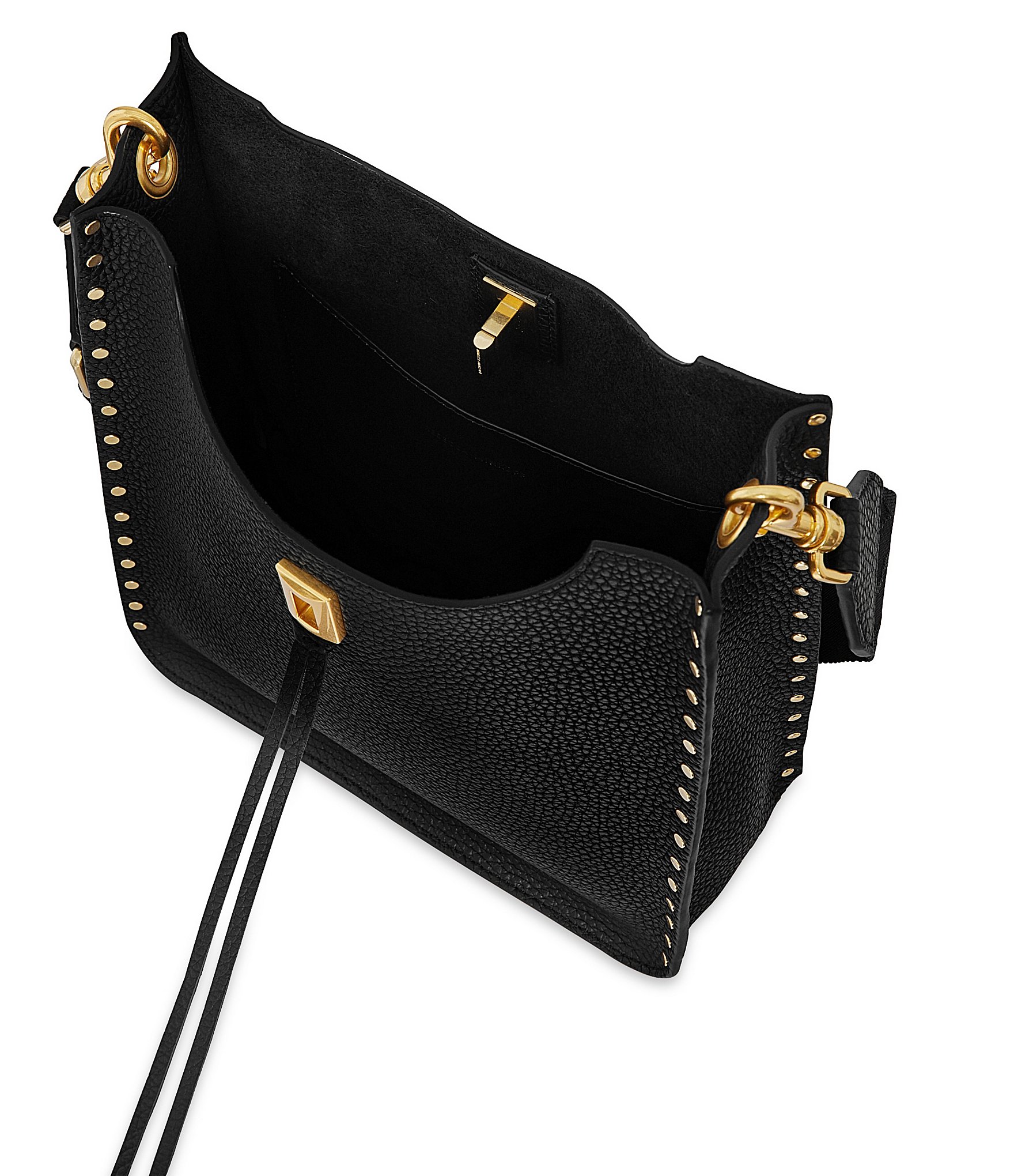 REBECCA MINKOFF Darren Medium Feed Gold Hardware Crossbody Bag