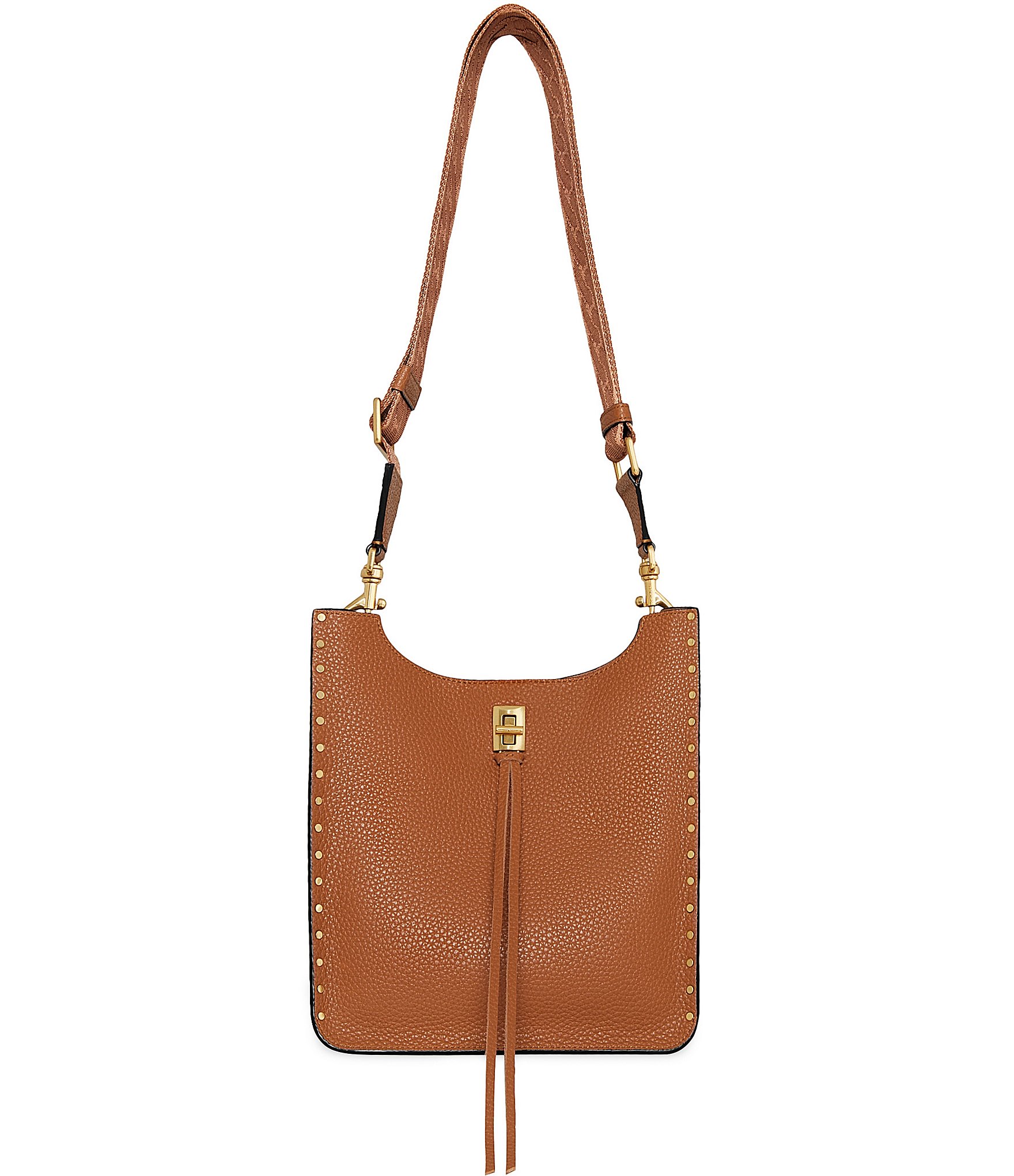 REBECCA MINKOFF Darren Medium Feed Gold Hardware Crossbody Bag