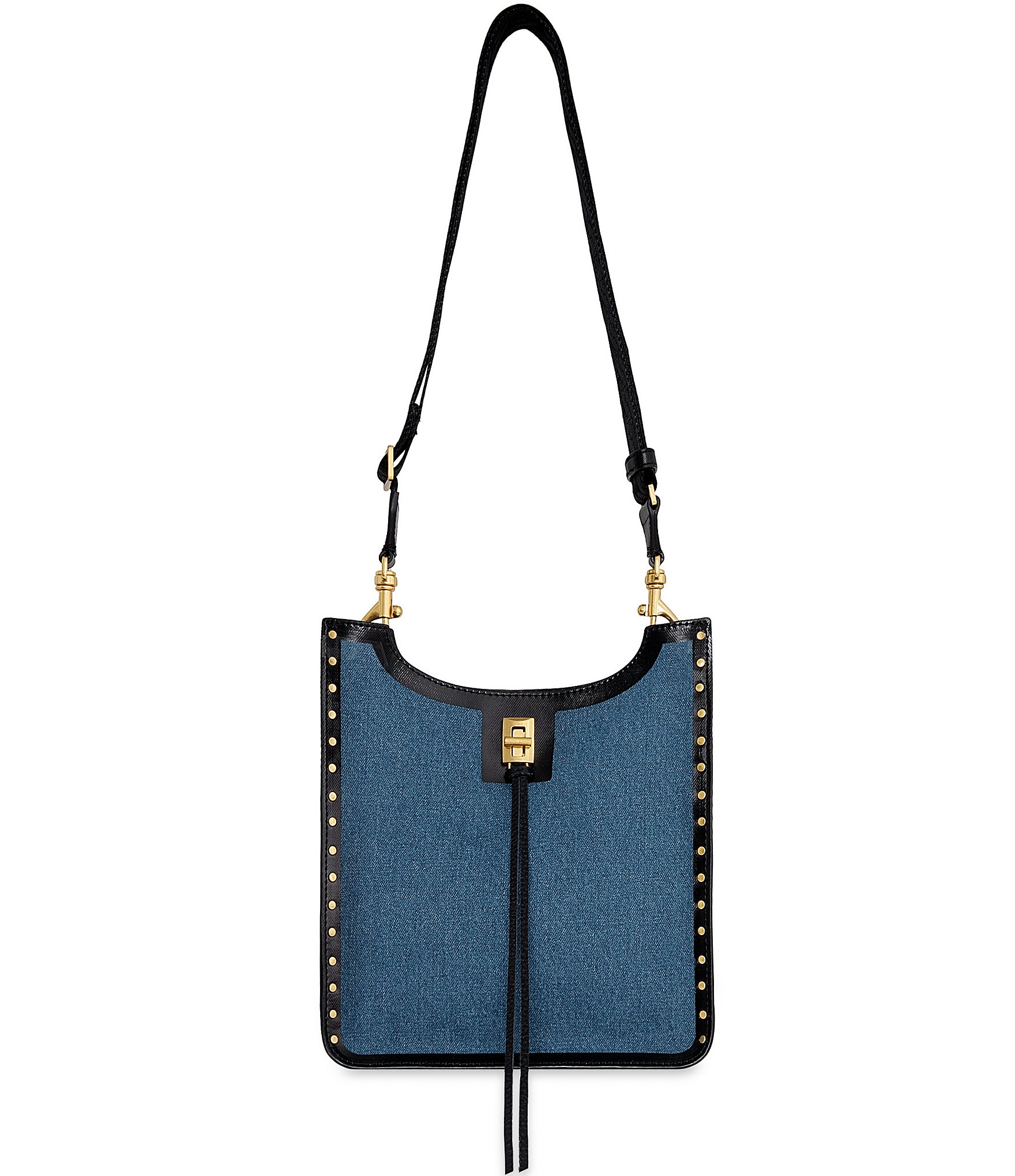 REBECCA MINKOFF Darren Medium Feed Denim Crossbody Bag