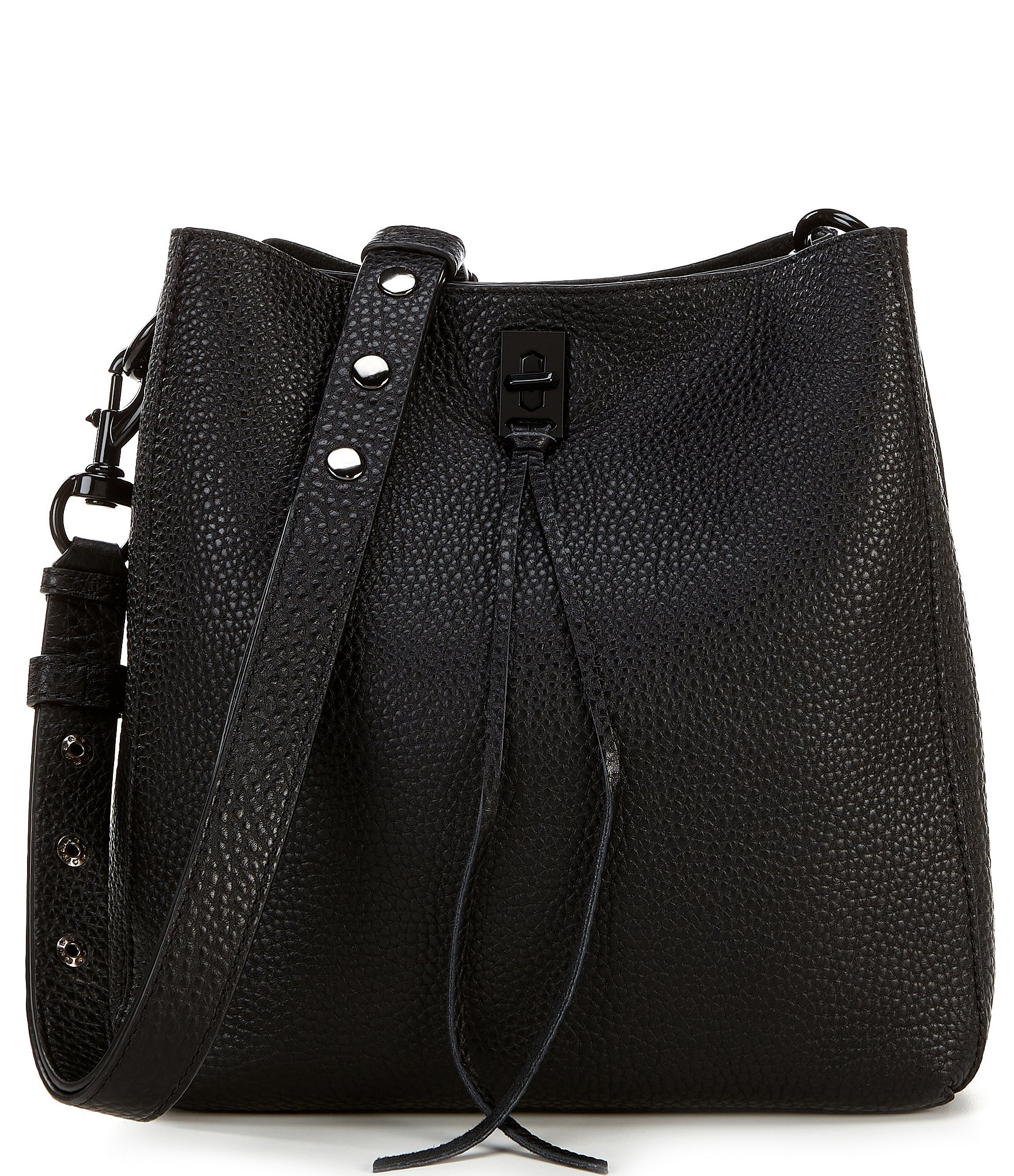 Rebecca Minkoff Darren Top Zip Leather Crossbody Bag