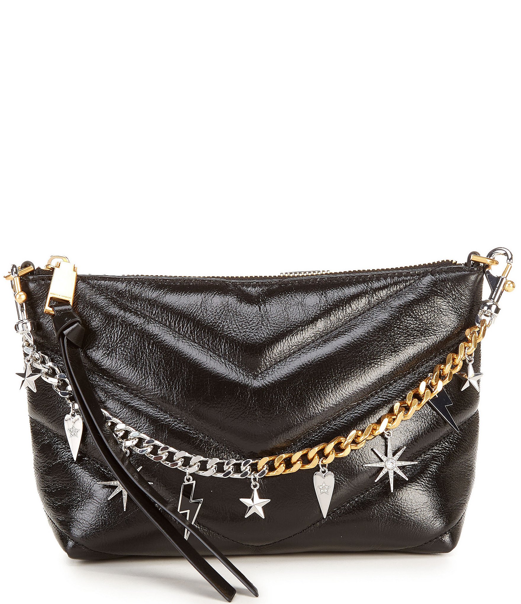 REBECCA MINKOFF Edie Crossbody Bag With Celestial Charm Chain | Dillard's