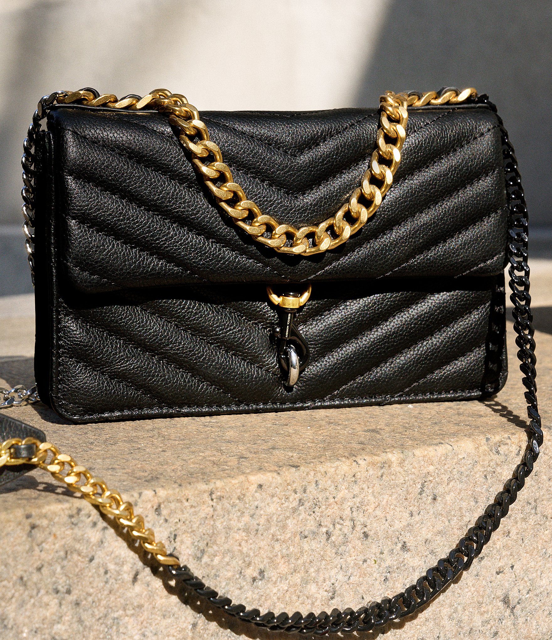 REBECCA MINKOFF Edie Mini Chain Crossbody Bag