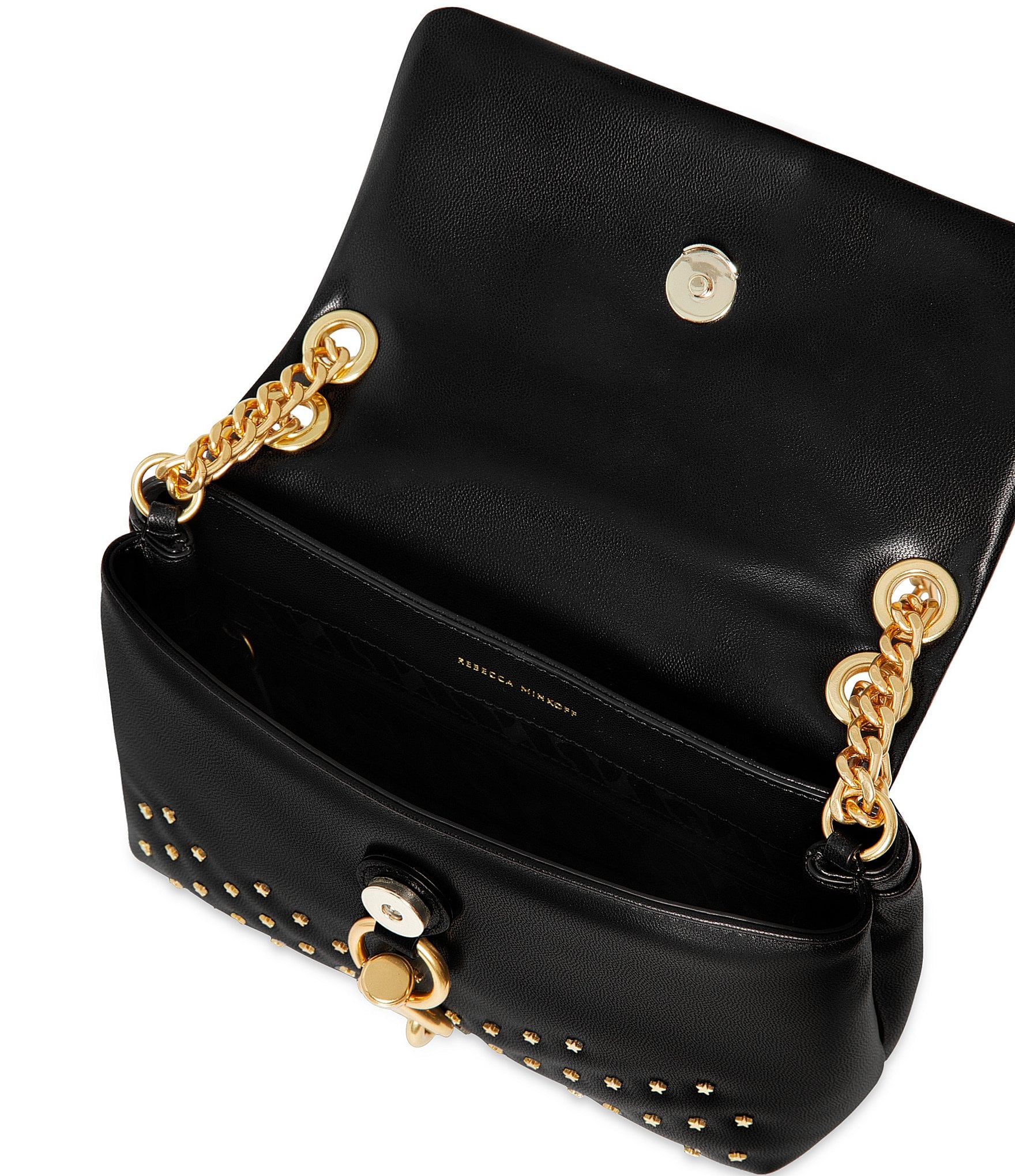 REBECCA MINKOFF Edie Star Studed Leather Crossbody Bag