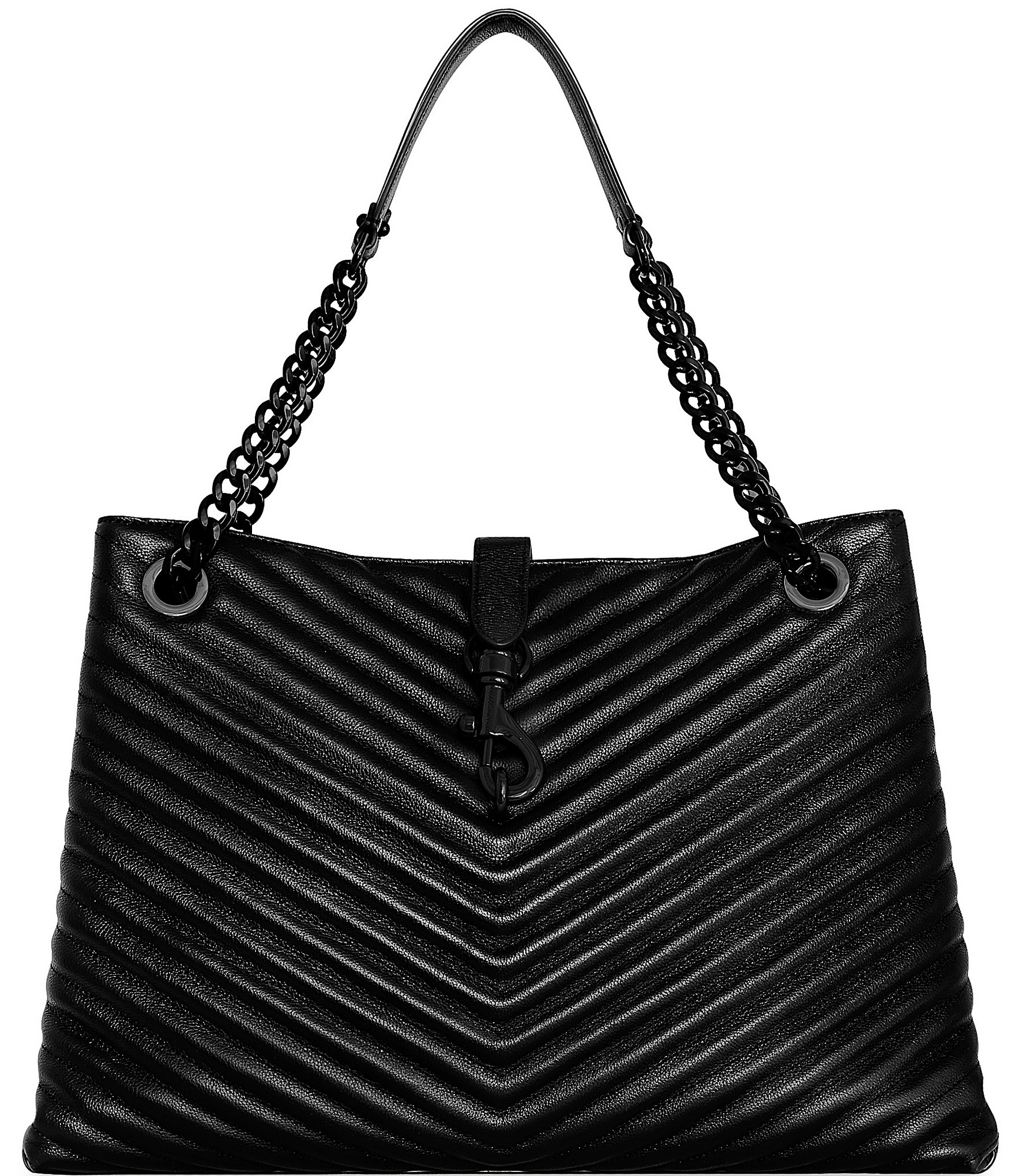 REBECCA MINKOFF Solid Black Edie Tote Bag | Dillard's