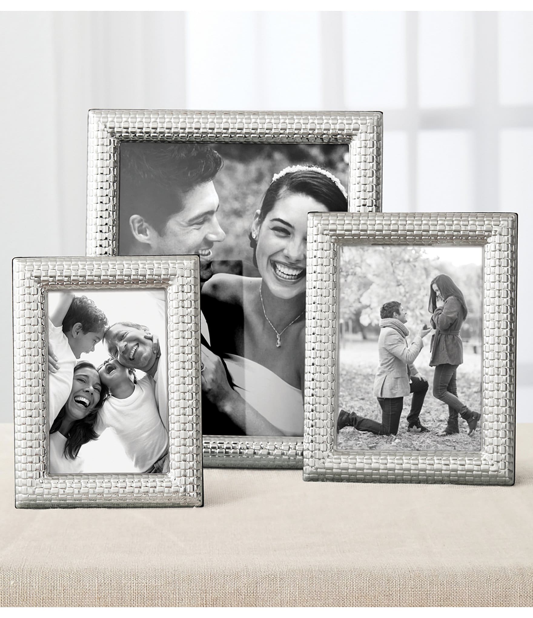 Reed & Barton Watchband Silver Picture Frame