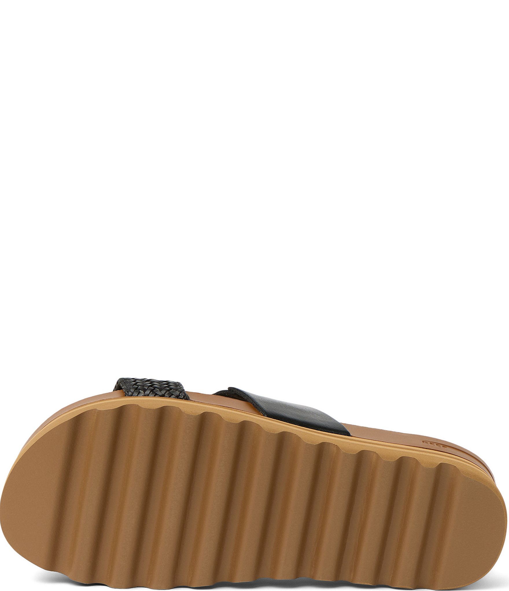 Reef Women's Cushion Vista Hi Braided Strap Platform Slides