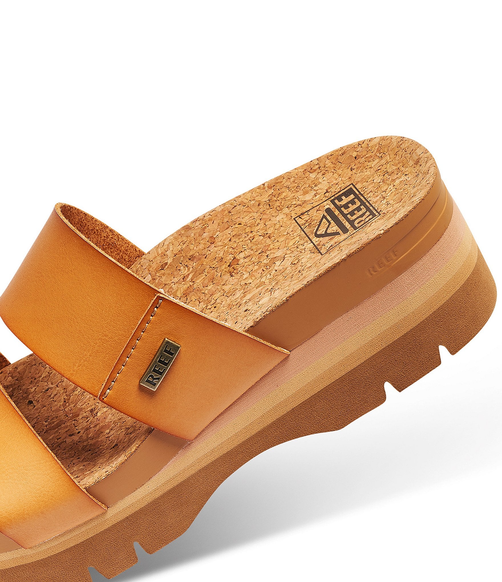 Reef Women's Cushion Vista Higher Platform Slide Sandals