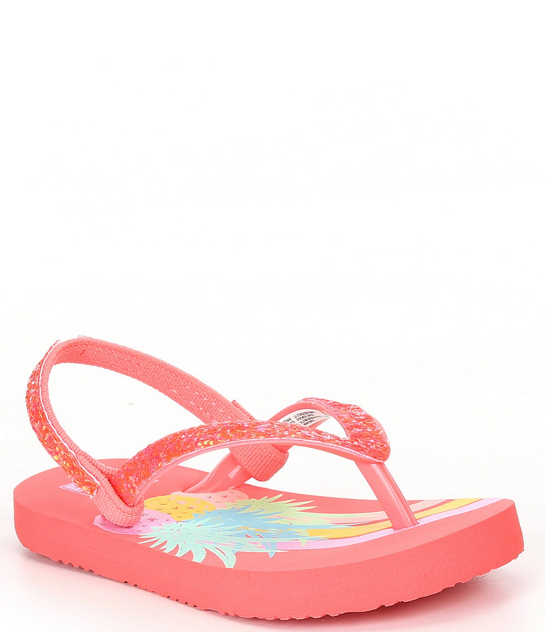 Reef Girls' Little Ahi Love Rainbow Flip-Flops (Toddler)