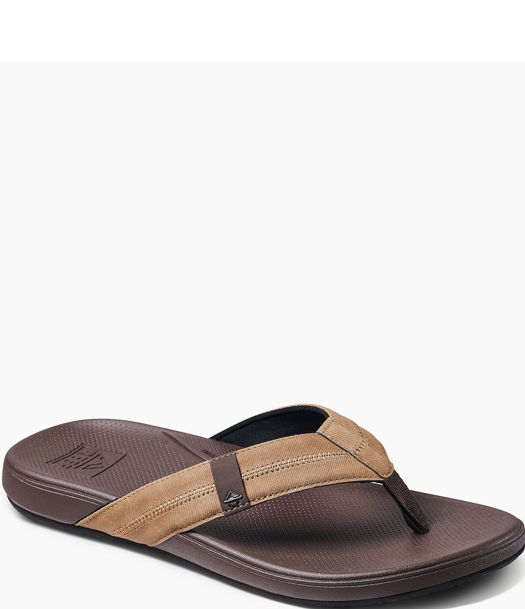 Reef Men's Cushion Phantom 2.0 Flips- Brown/ Tan