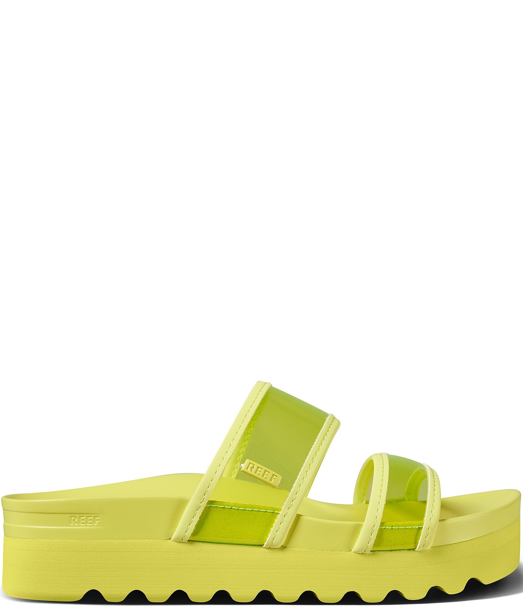 Reef Vista Hi-Energy Clear Strap Platform Slides