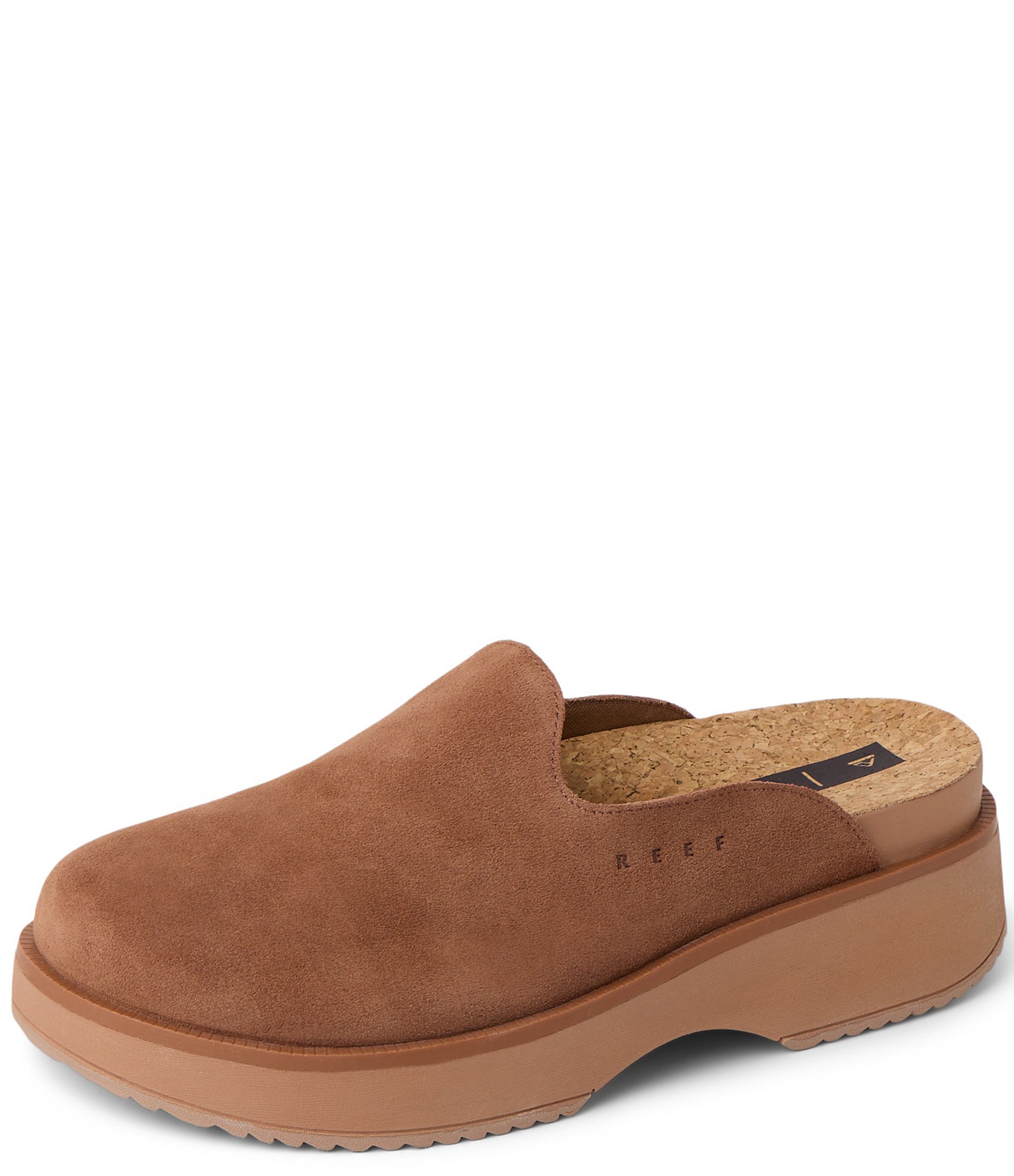 Reef Women's Vista Skye Suede Platform Clogs