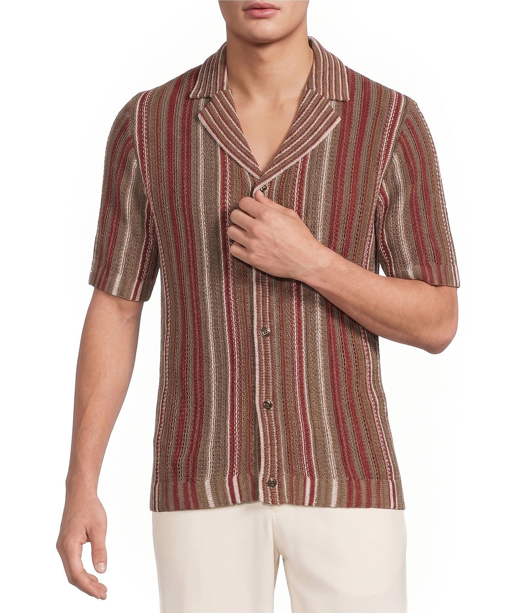 Reiss Caden Short Sleeve Woven Camp Shirt