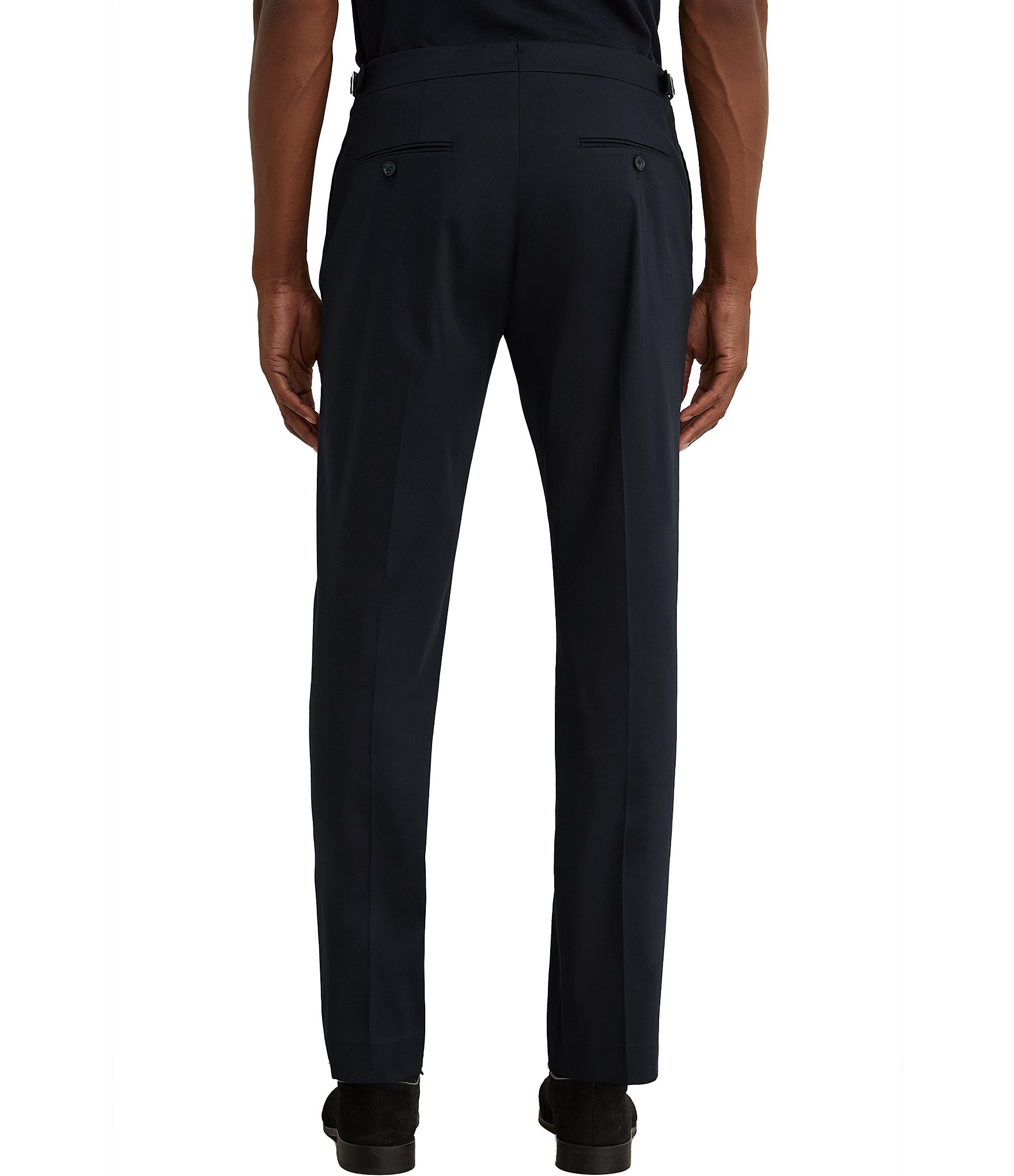 Reiss Float Pleated Tailored-Fit Pants