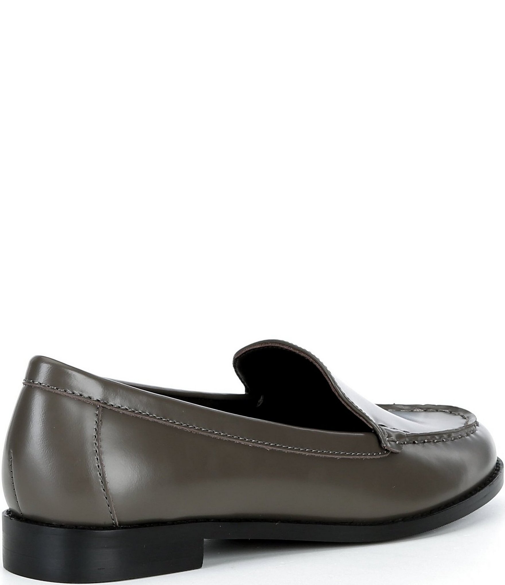 Reiss Renee Leather Slip On Loafers