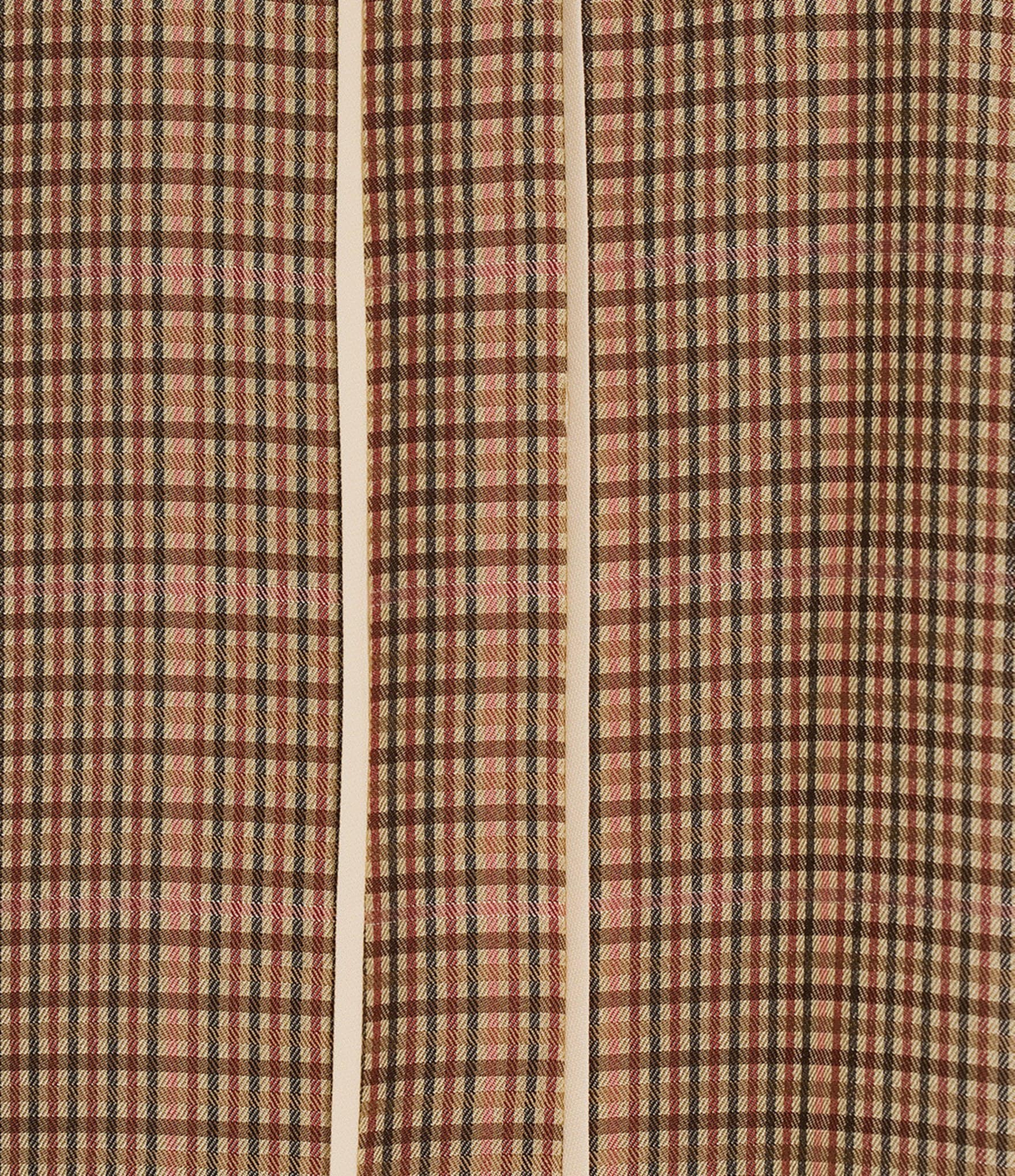 Reiss Tate Check Scarf Top