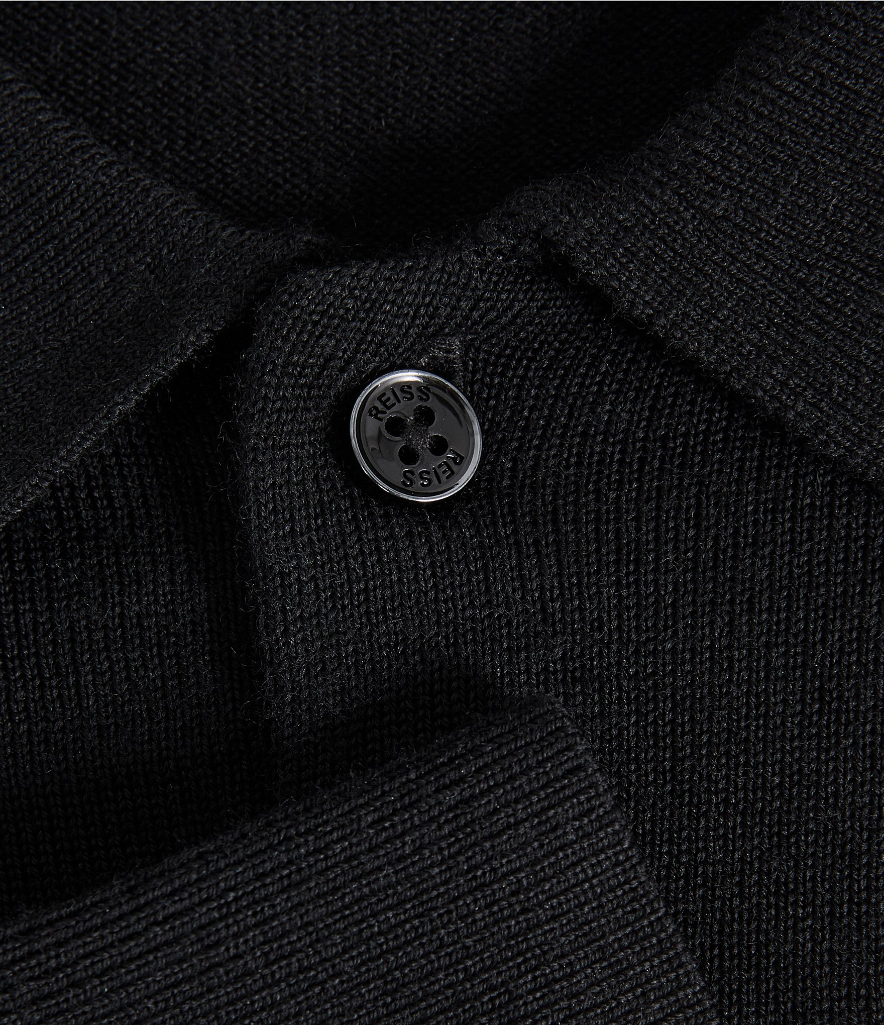 Reiss Trafford Long Sleeve Polo Shirt