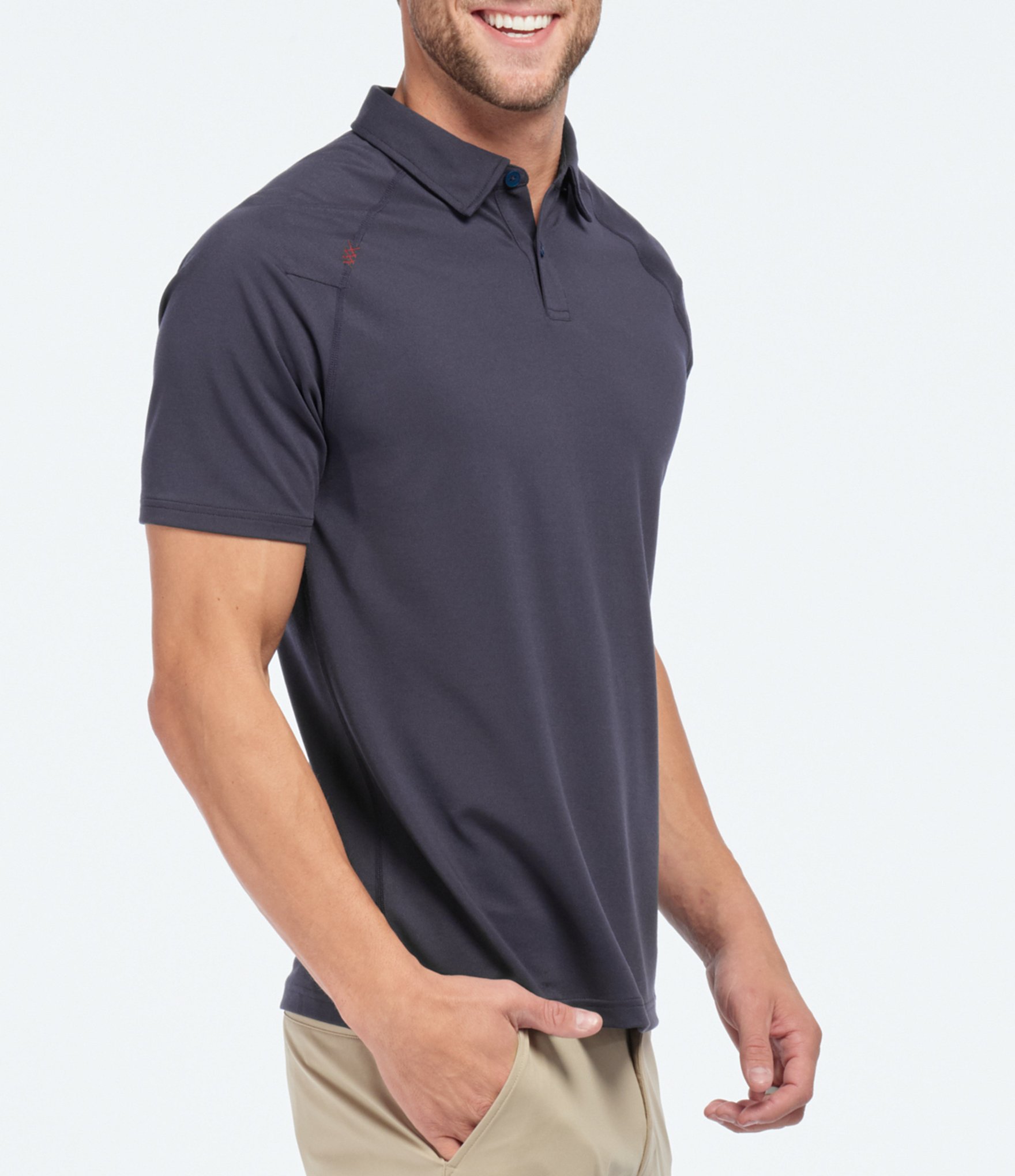 RHONE Delta Pique Short Sleeve Polo Shirt