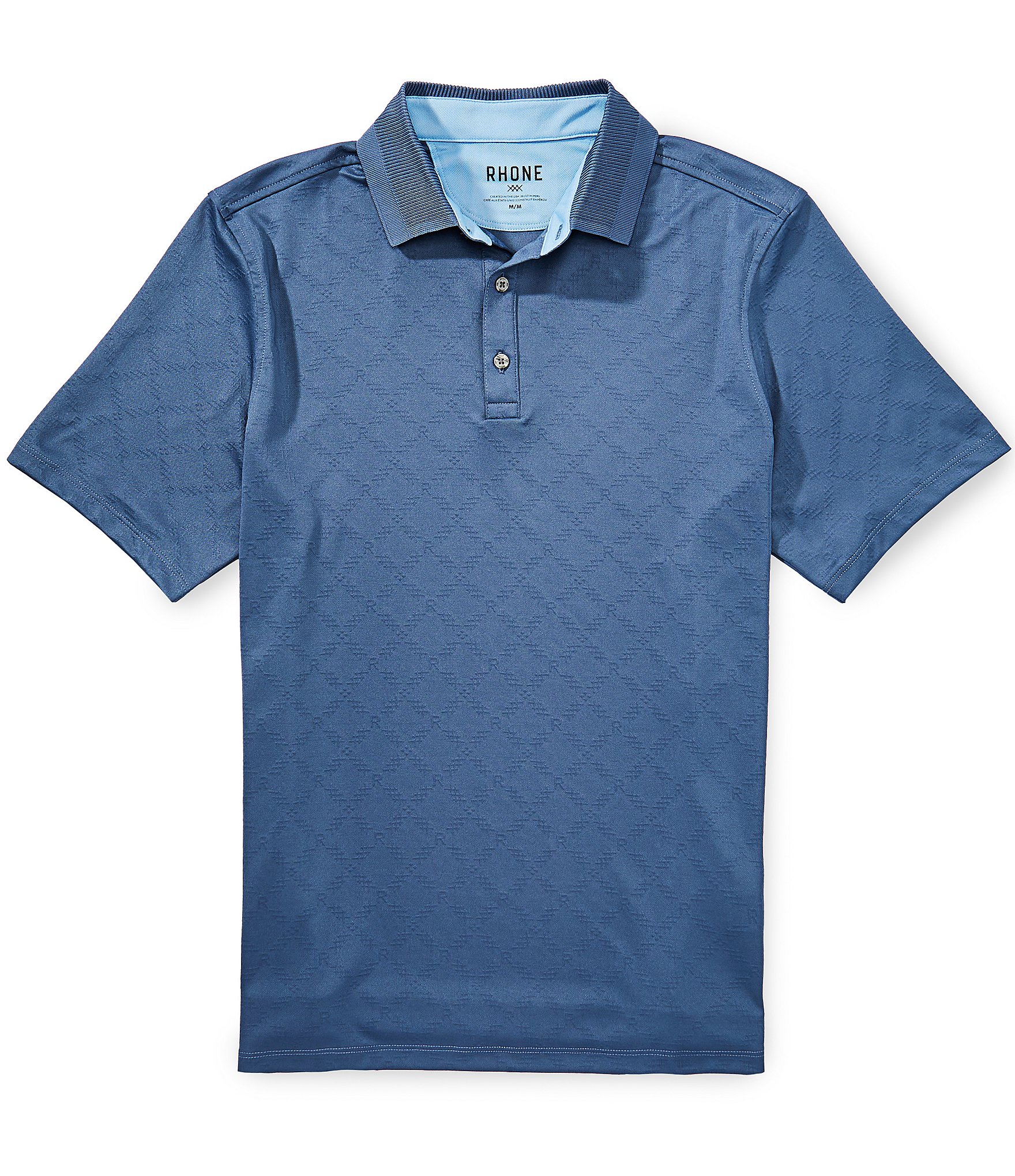 RHONE Fairway Performance Stretch Short Sleeve Polo Shirt