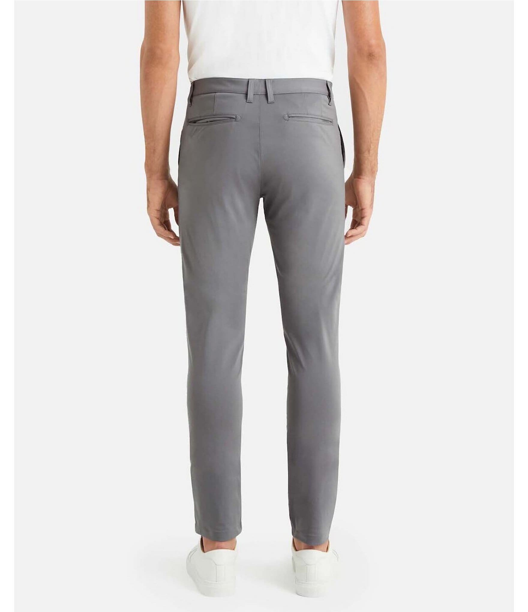 RHONE Slim Fit Flat Front Commuter Stretch Pants