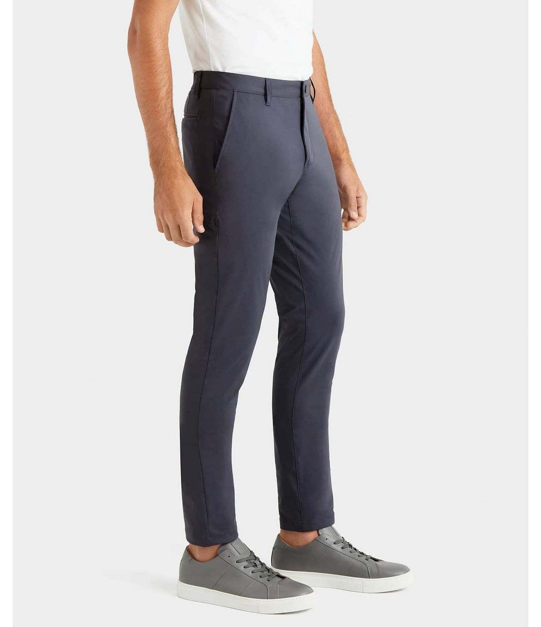 RHONE Slim Fit Flat Front Commuter Stretch Pants