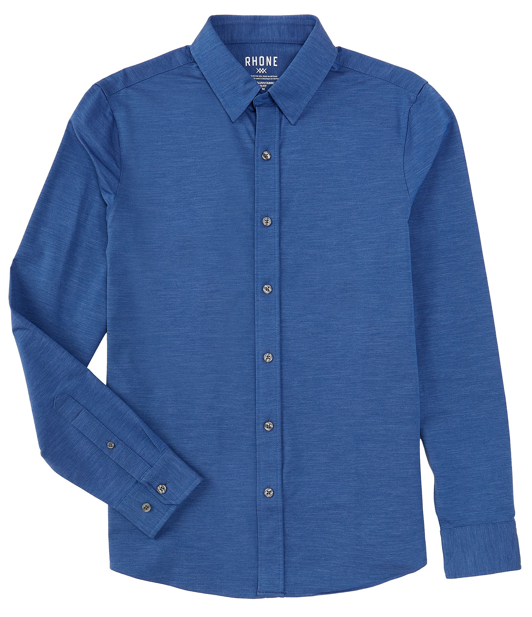 RHONE Slim-Fit Performance Stretch Commuter Long Sleeve Woven Shirt | The  Shops at Willow Bend