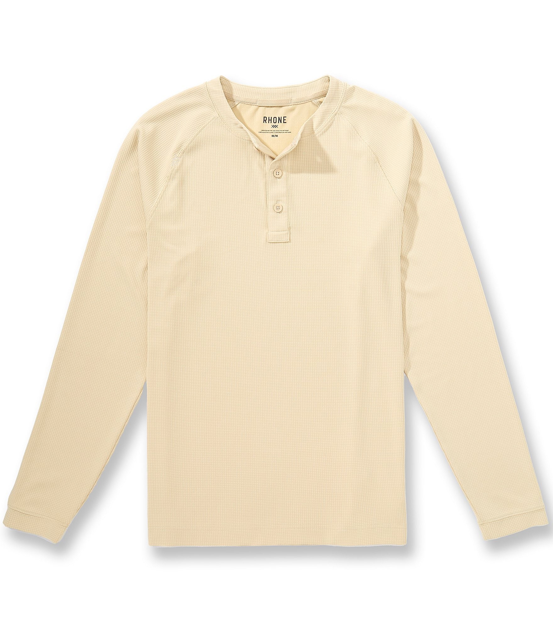 RHONE Waffle Tech Henley Shirt