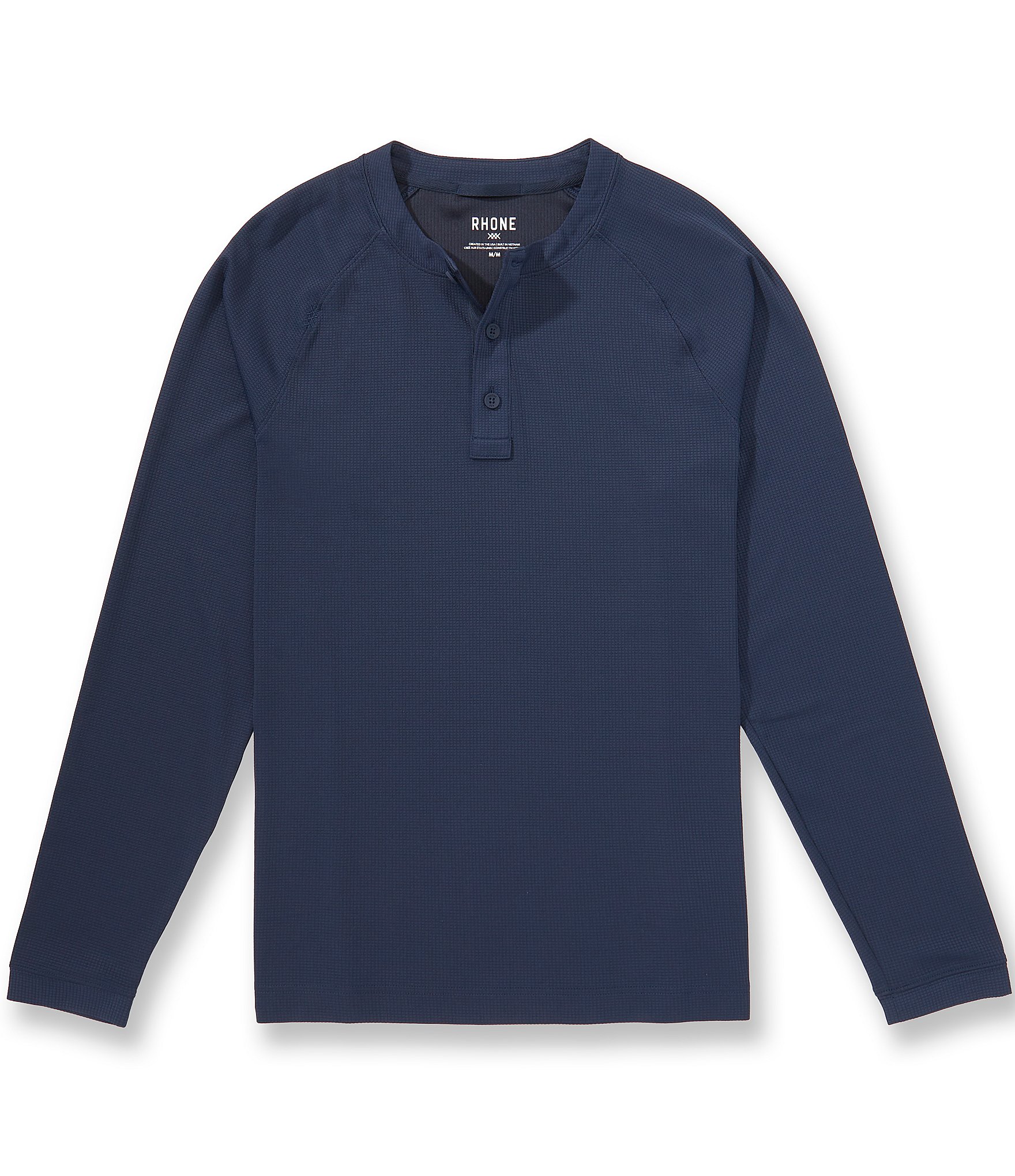 RHONE Waffle Tech Henley Shirt