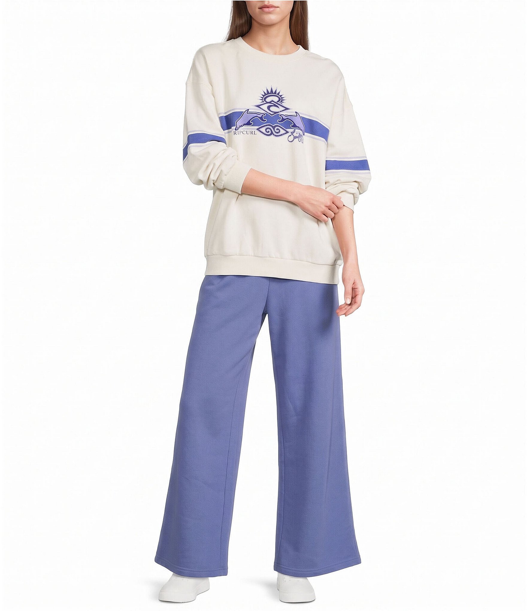 Rip Curl Archive Dolphin Oversized Fleece Sweatshirt