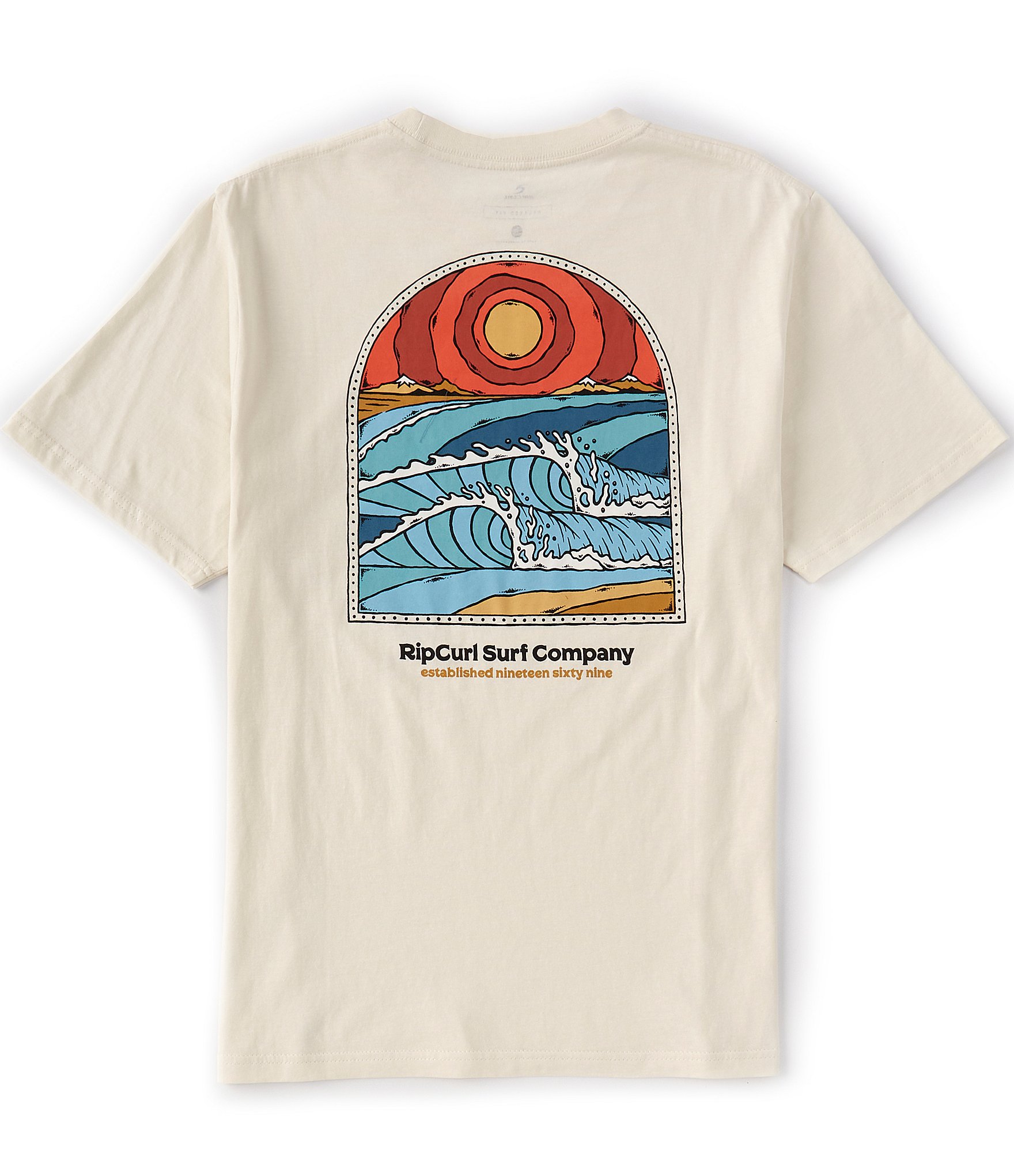 Rip Curl Blazed And Tubed Short Sleeve T Shirt Dillard s