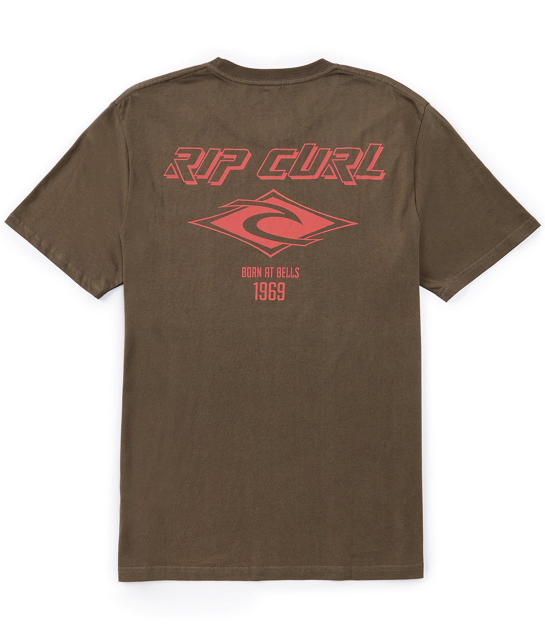 Rip Curl Fade Out Icon Short Sleeve Graphic T-Shirt