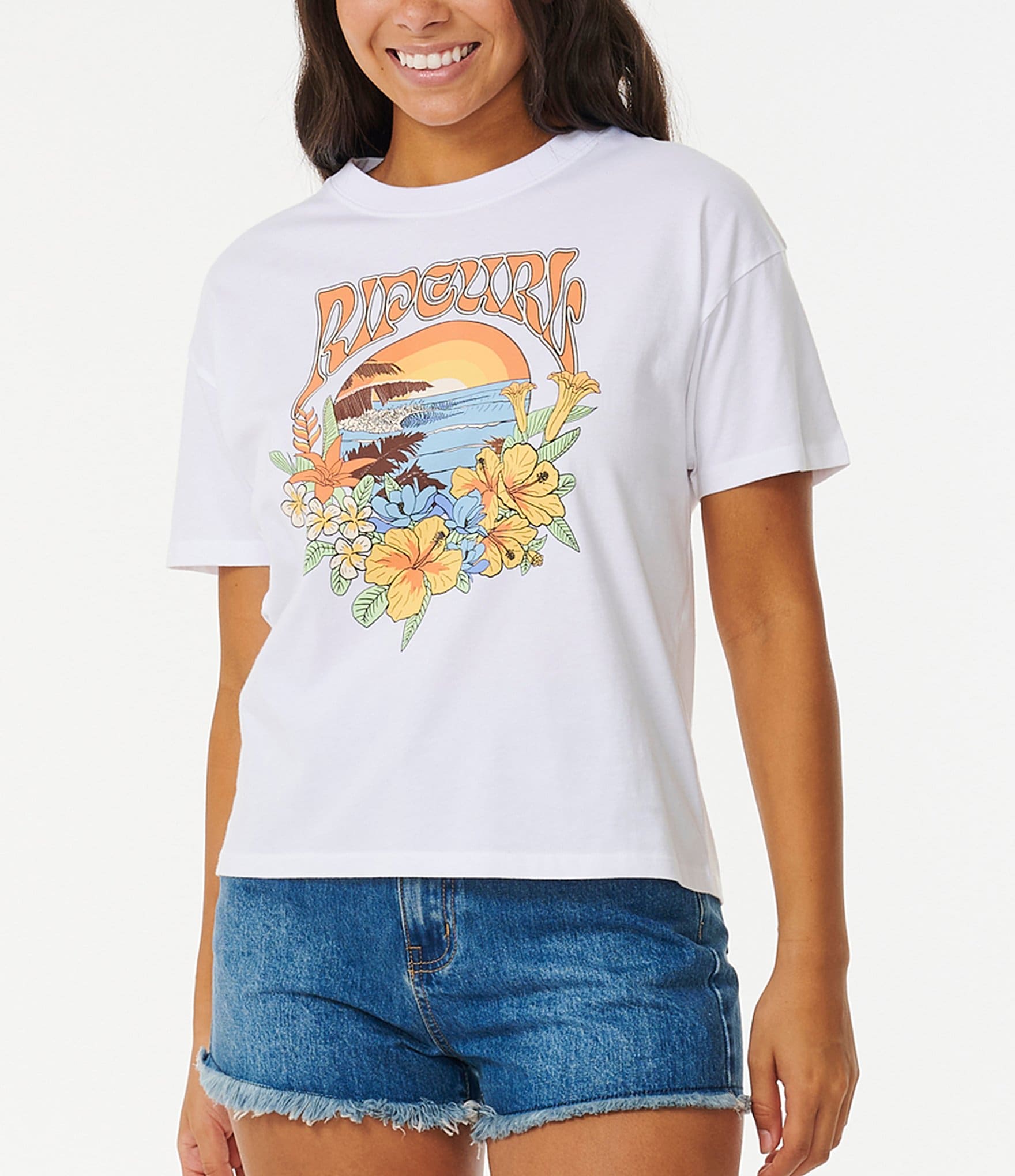 Rip Curl Flora Desto Relaxed Graphic T-shirt 