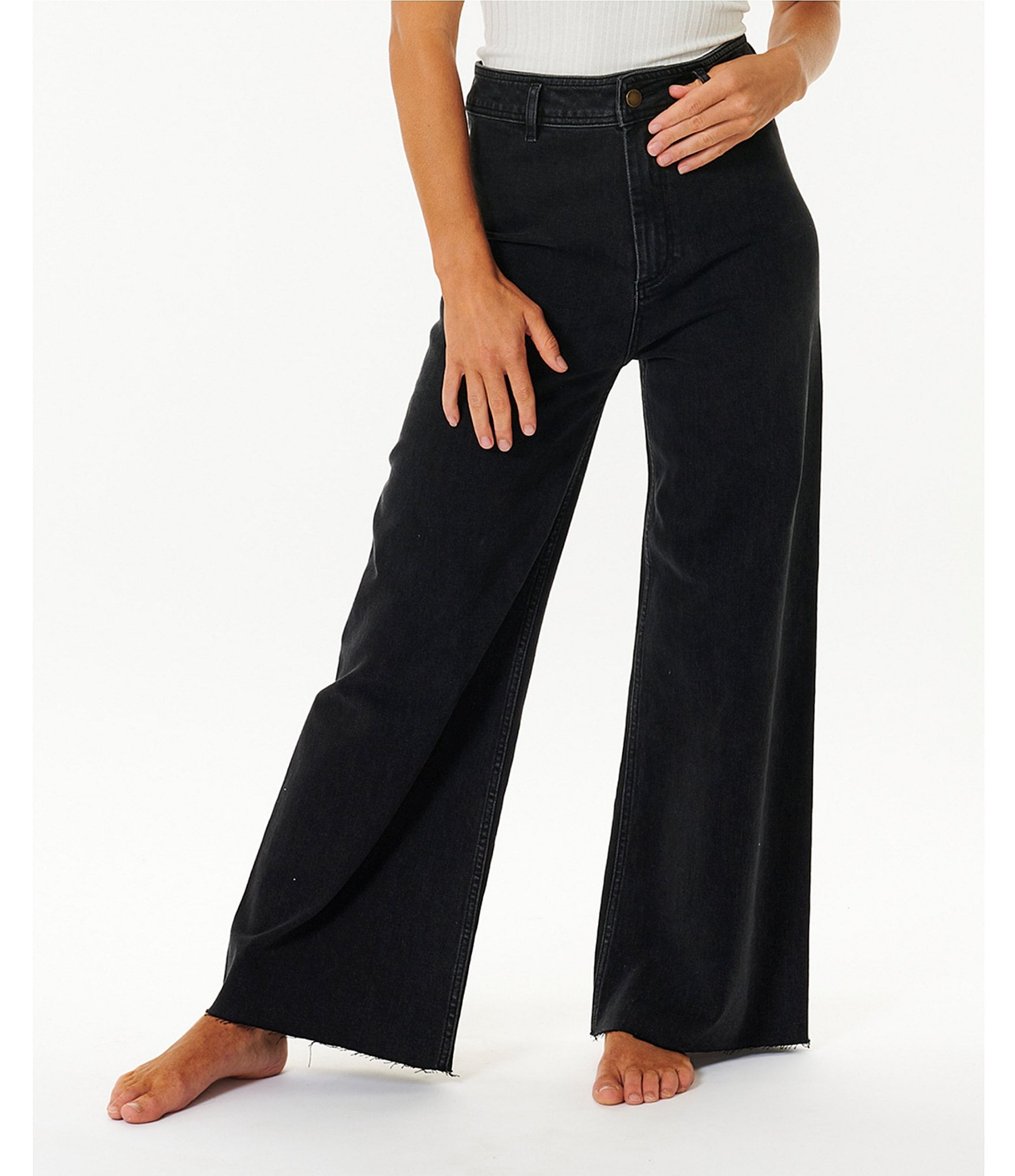 Rip Curl High Rise Wide Leg Jeans Dillards 1219