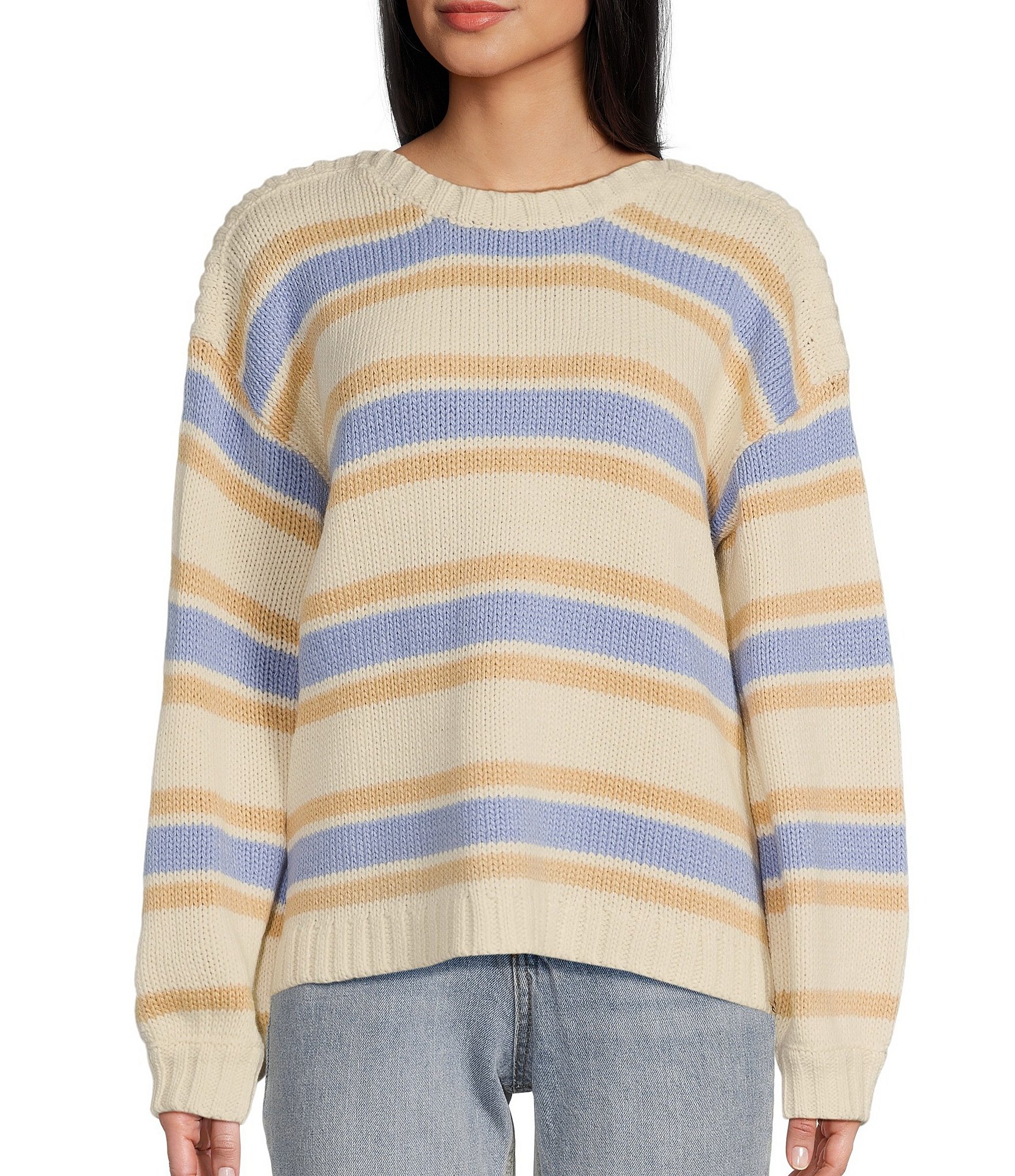 Rip Curl Hot Tropics Stripe Print Sweater | Dillard's