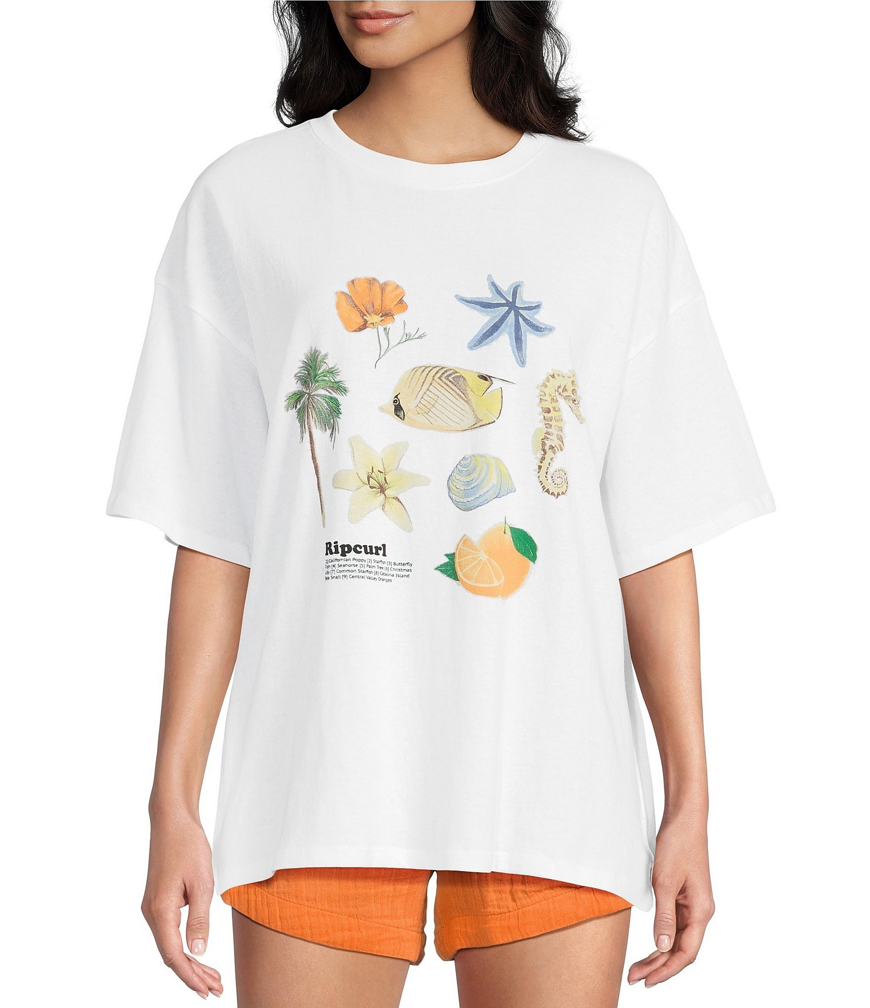 Rip Curl Poolside Heritage Short Sleeve T-Shirt