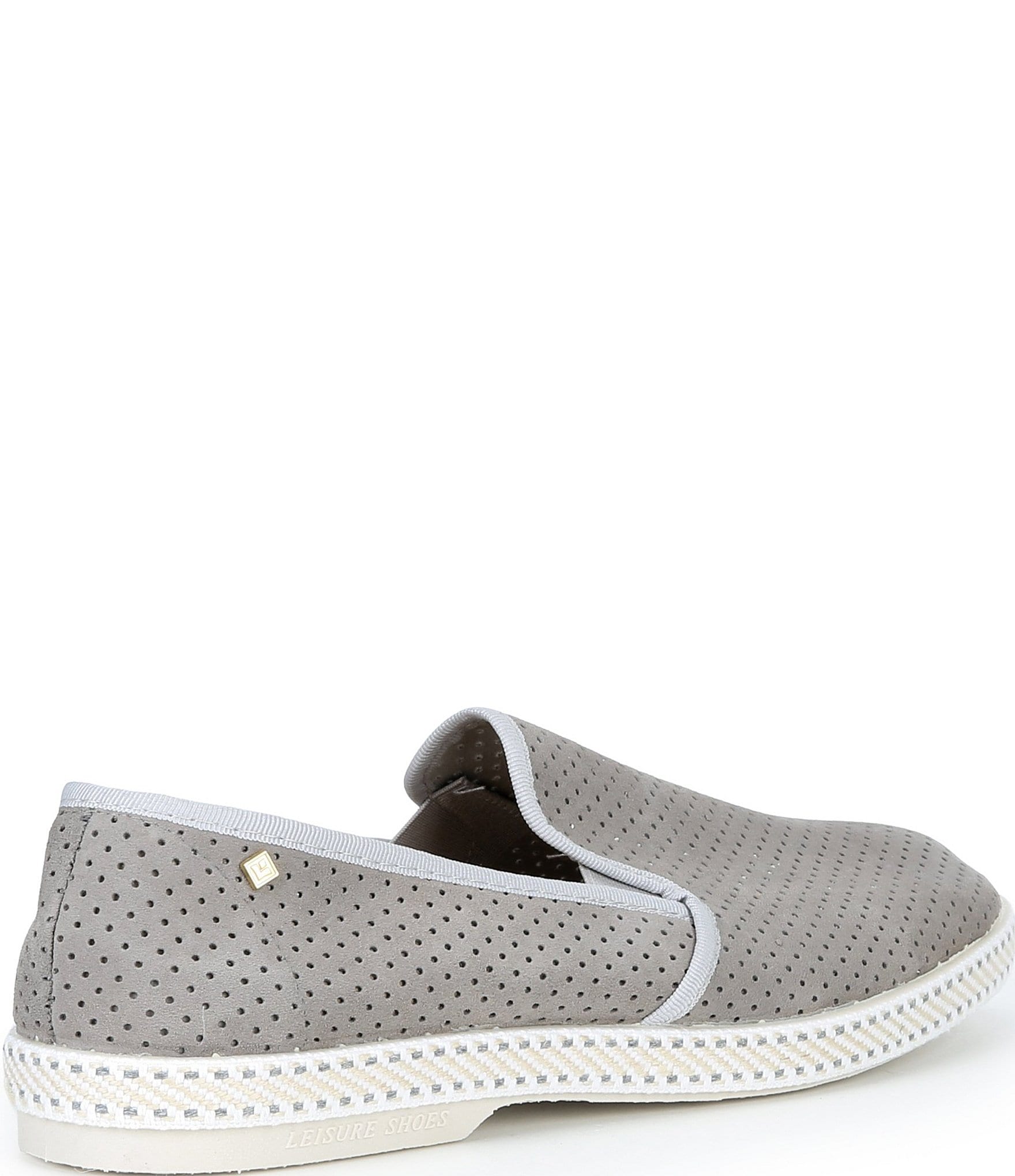 Rivieras Men's Classic Perforated Suede Loafers