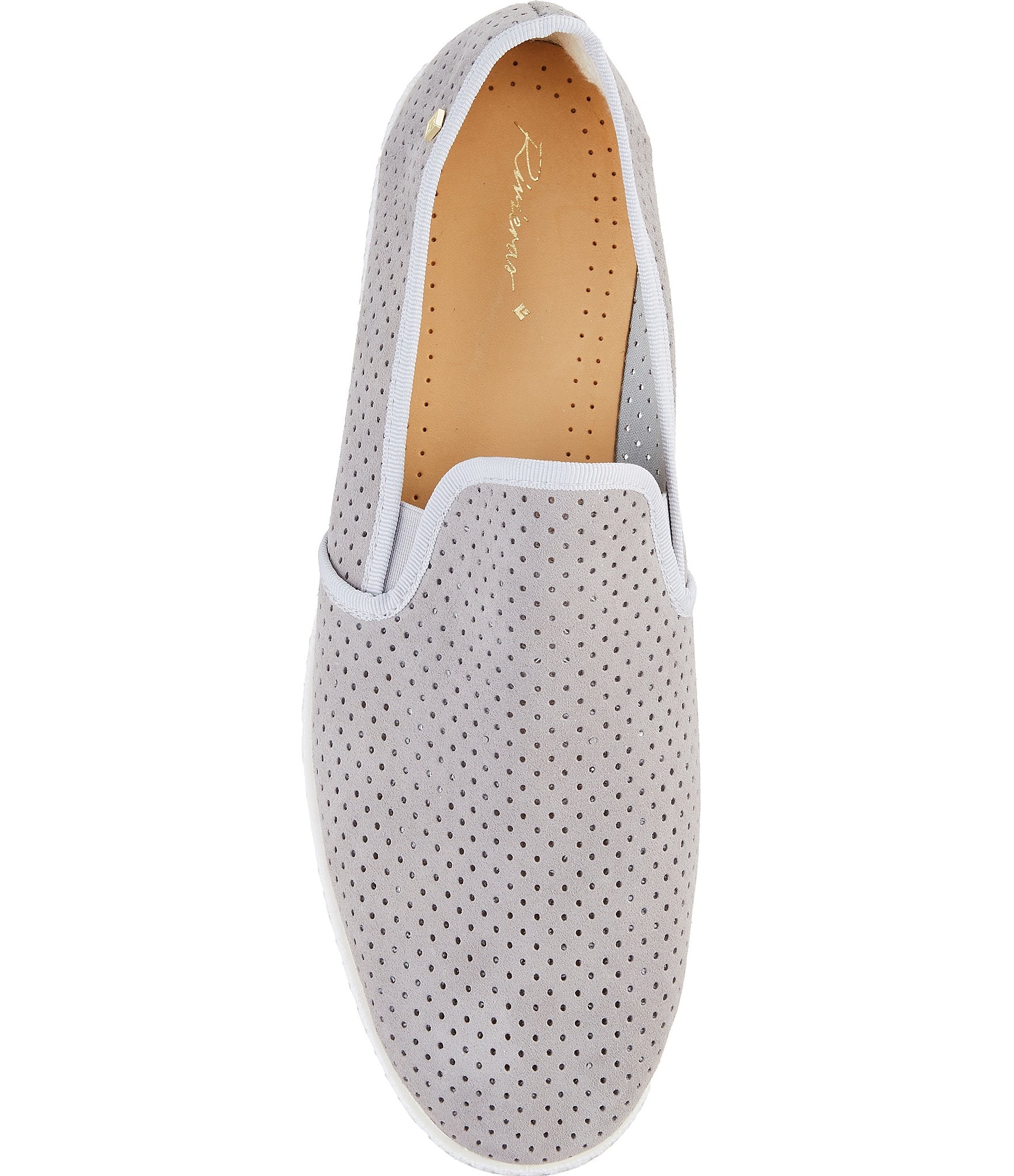 Rivieras Men's Classic Perforated Suede Loafers
