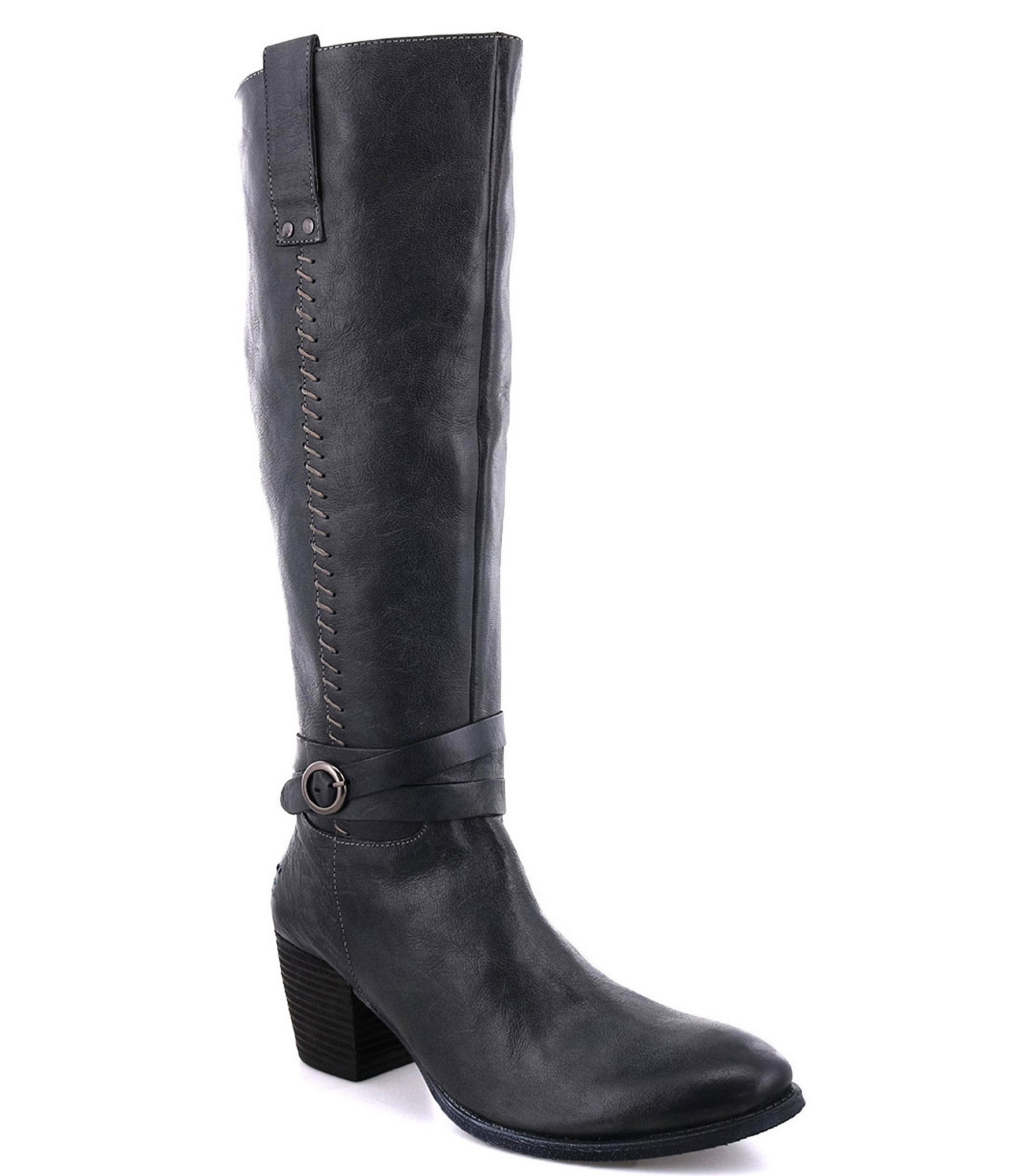Roan by Bed Stu Garner Back Lace Leather Tall Riding Boots | Dillard's