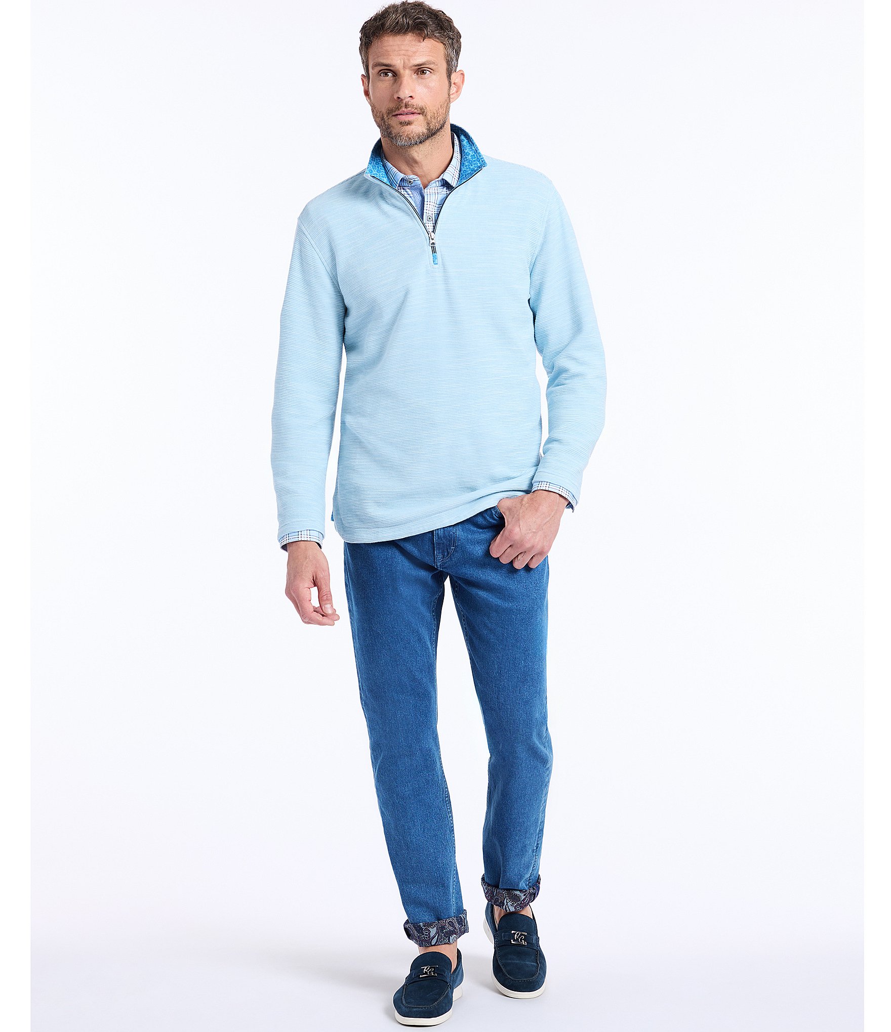 Robert Graham Ledson Quarter-Zip Pullover