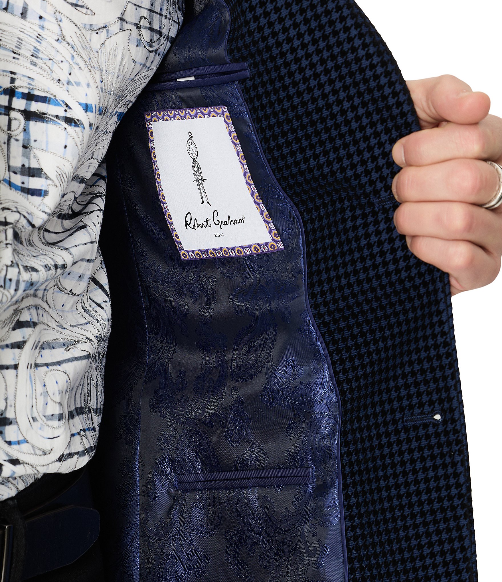 Robert Graham Somerton Velvet Blazer