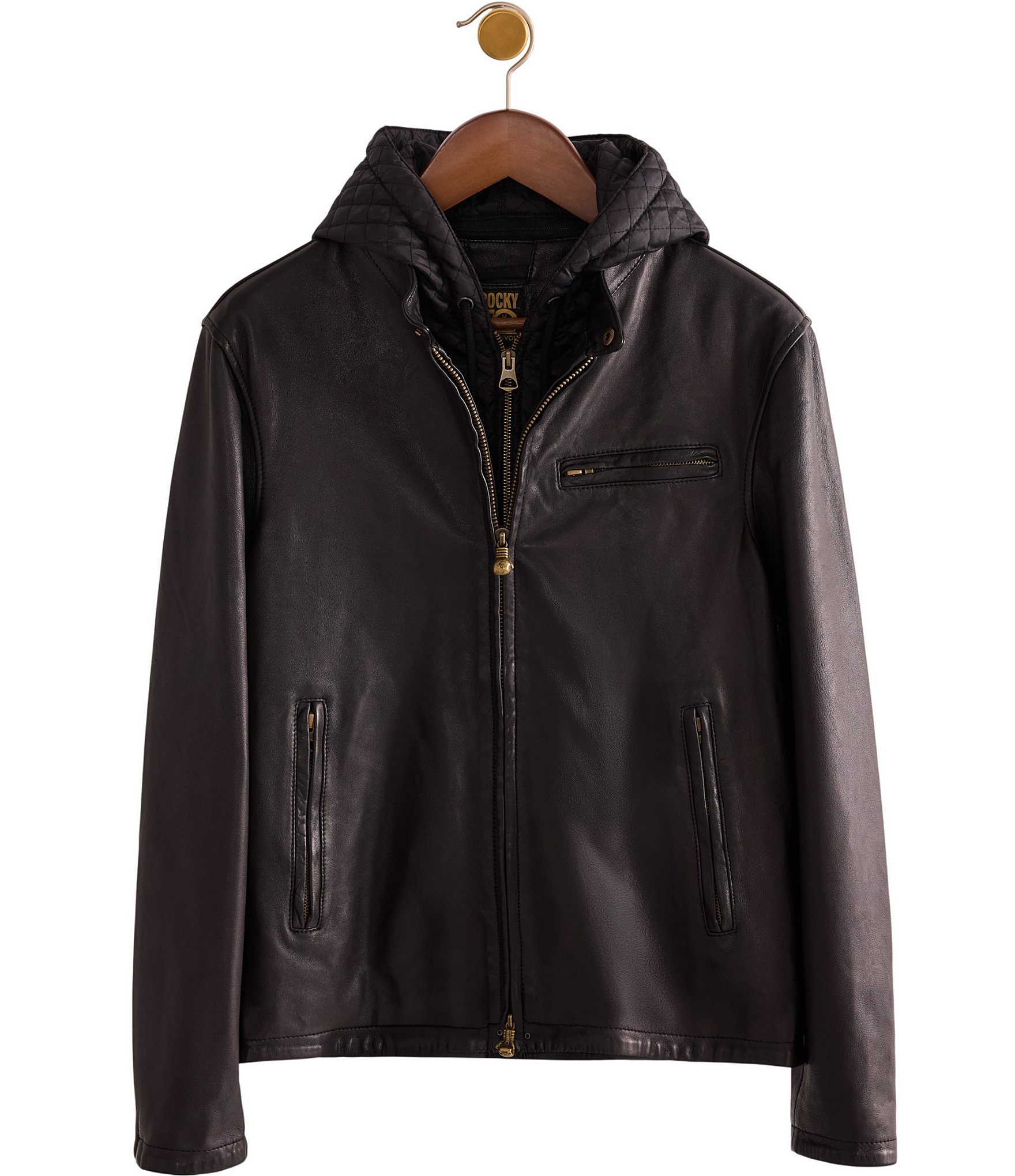 Robert Graham x Rocky 50th The Punch Leather Jacket