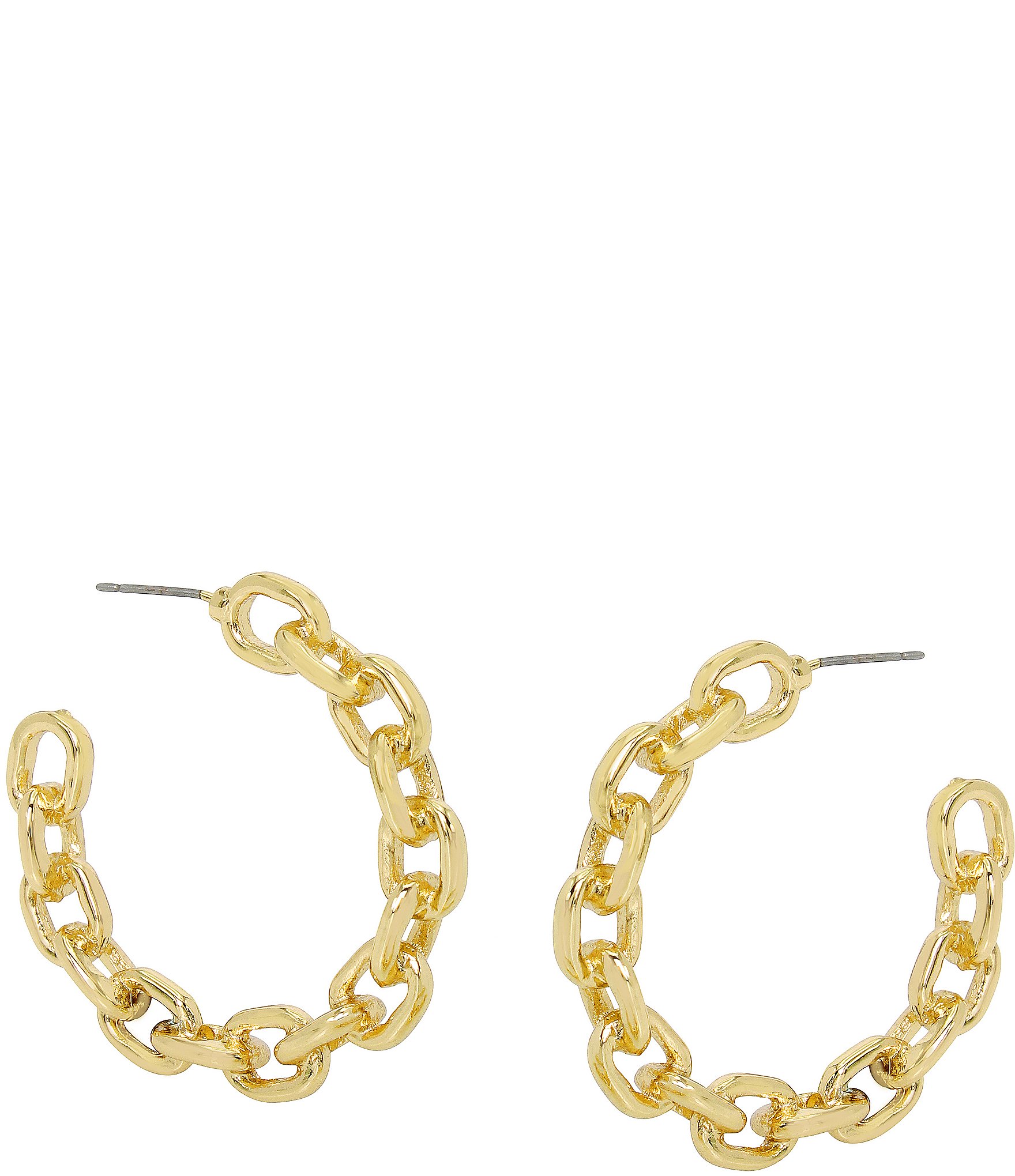 Robert Lee Morris Soho Chain Hoop Earrings