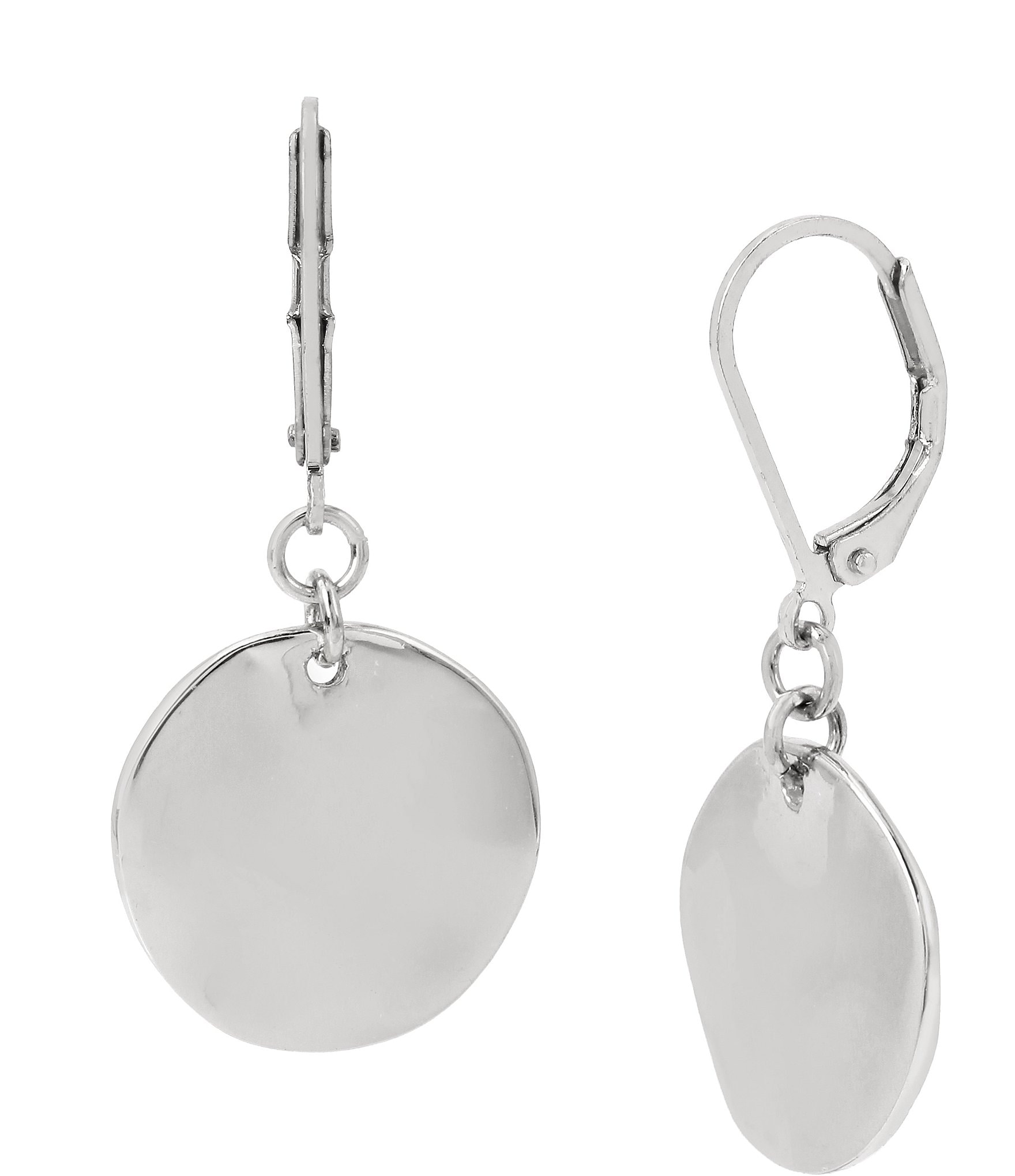 Robert Lee Morris Soho Disc Drop Earrings