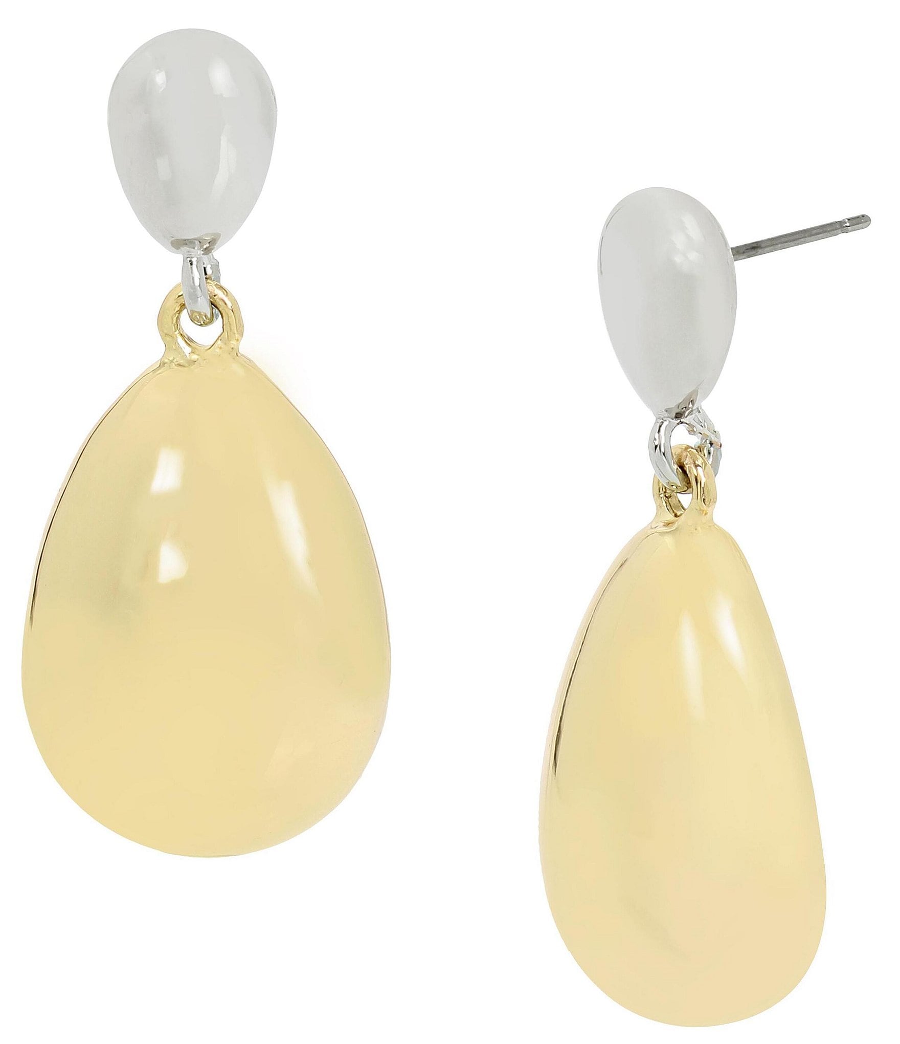 Robert Lee Morris Soho Dome Double Drop Earrings