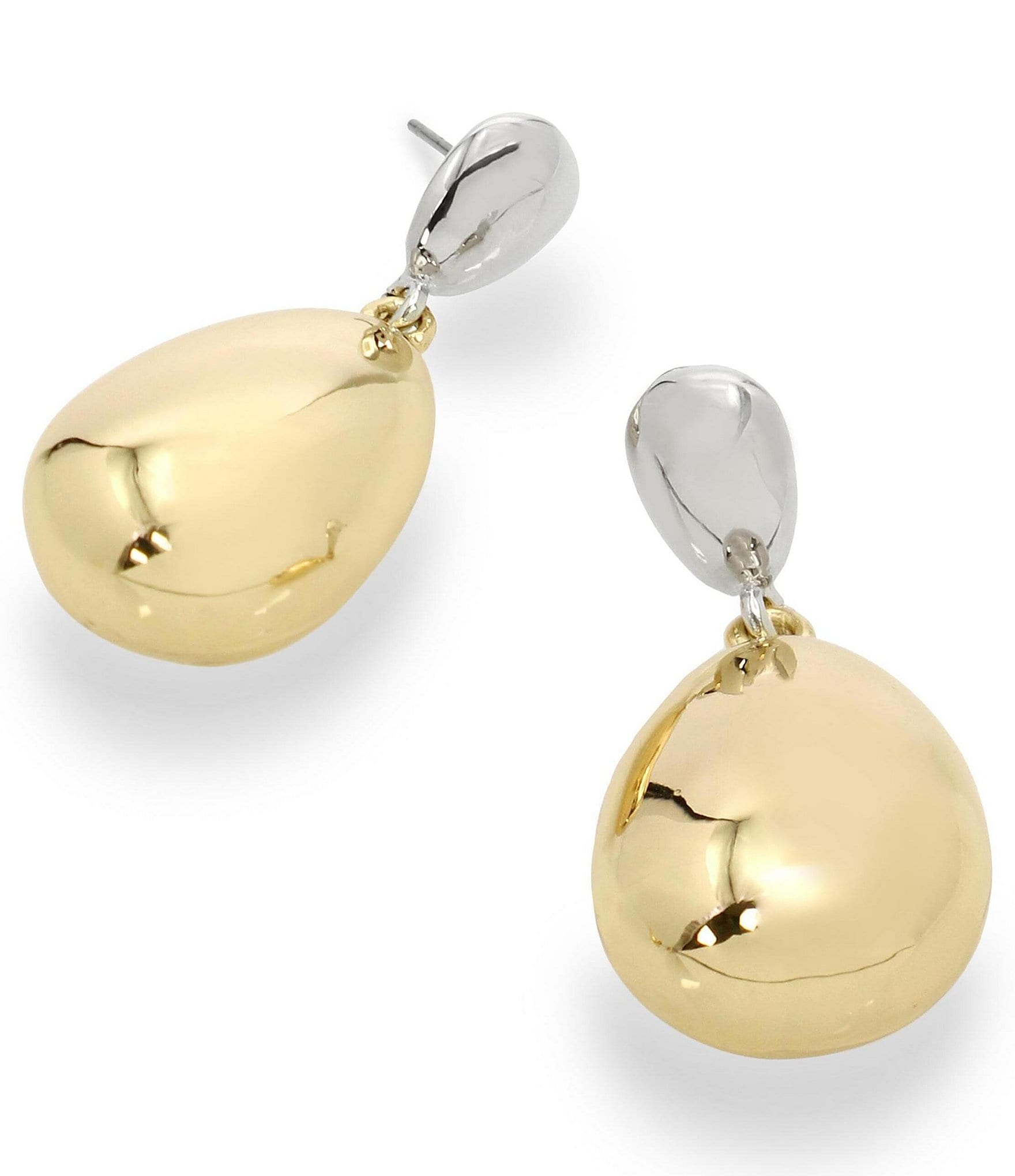 Robert Lee Morris Soho Dome Double Drop Earrings