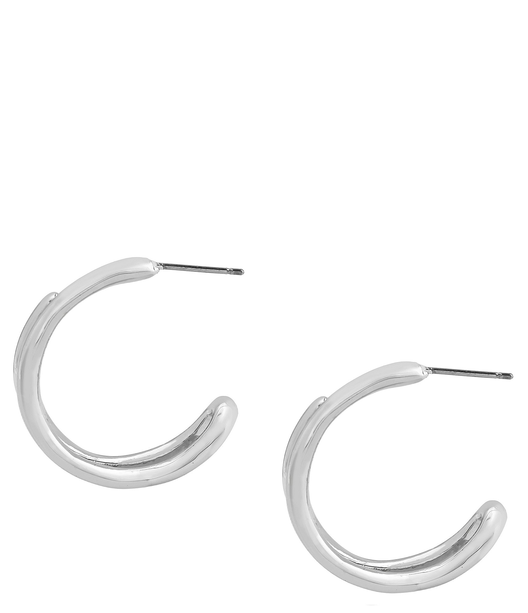 Robert Lee Morris Soho Fluid Bypass Hoop Earrings