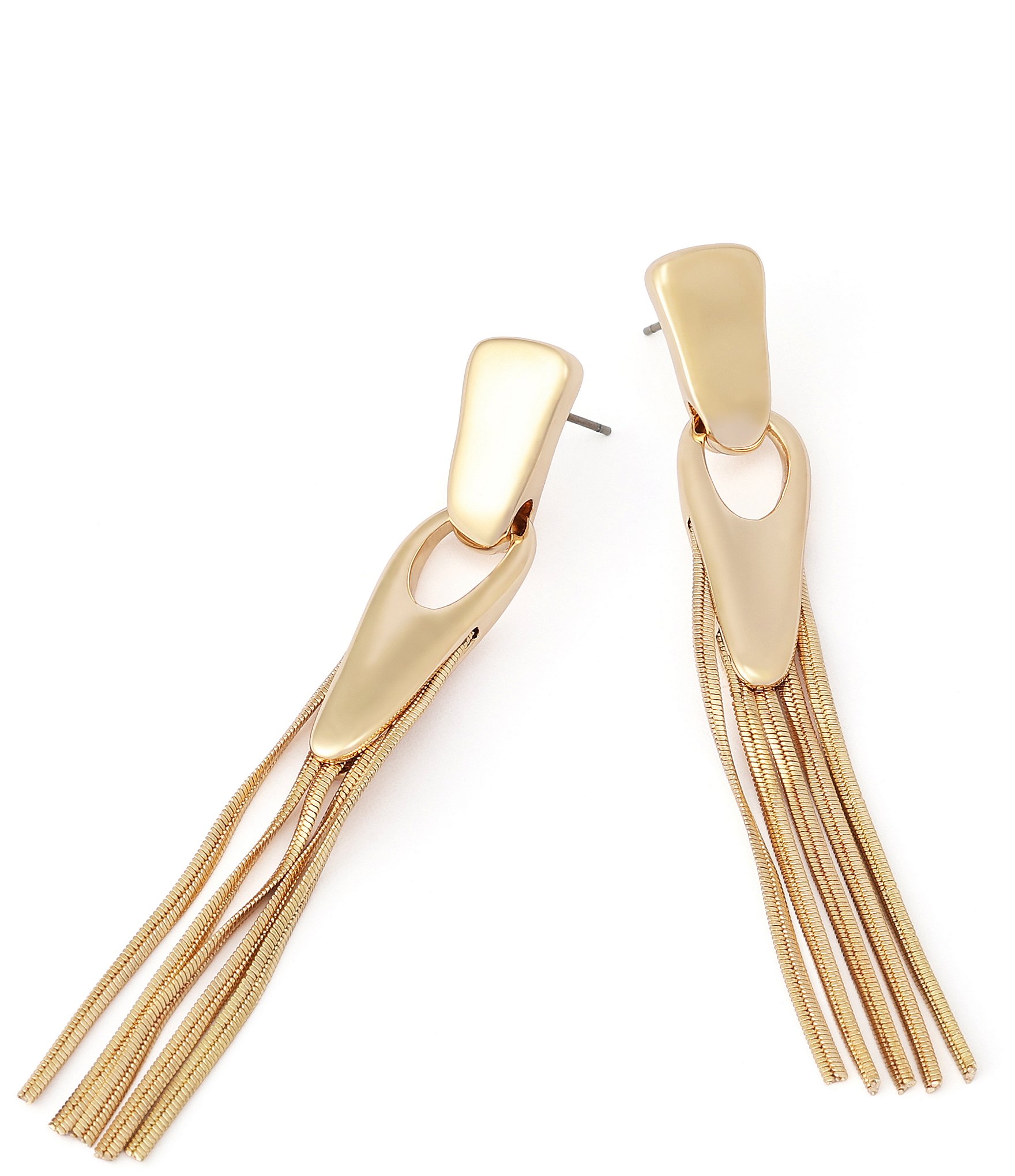 Robert Lee Morris Soho Fringe Linear Earrings