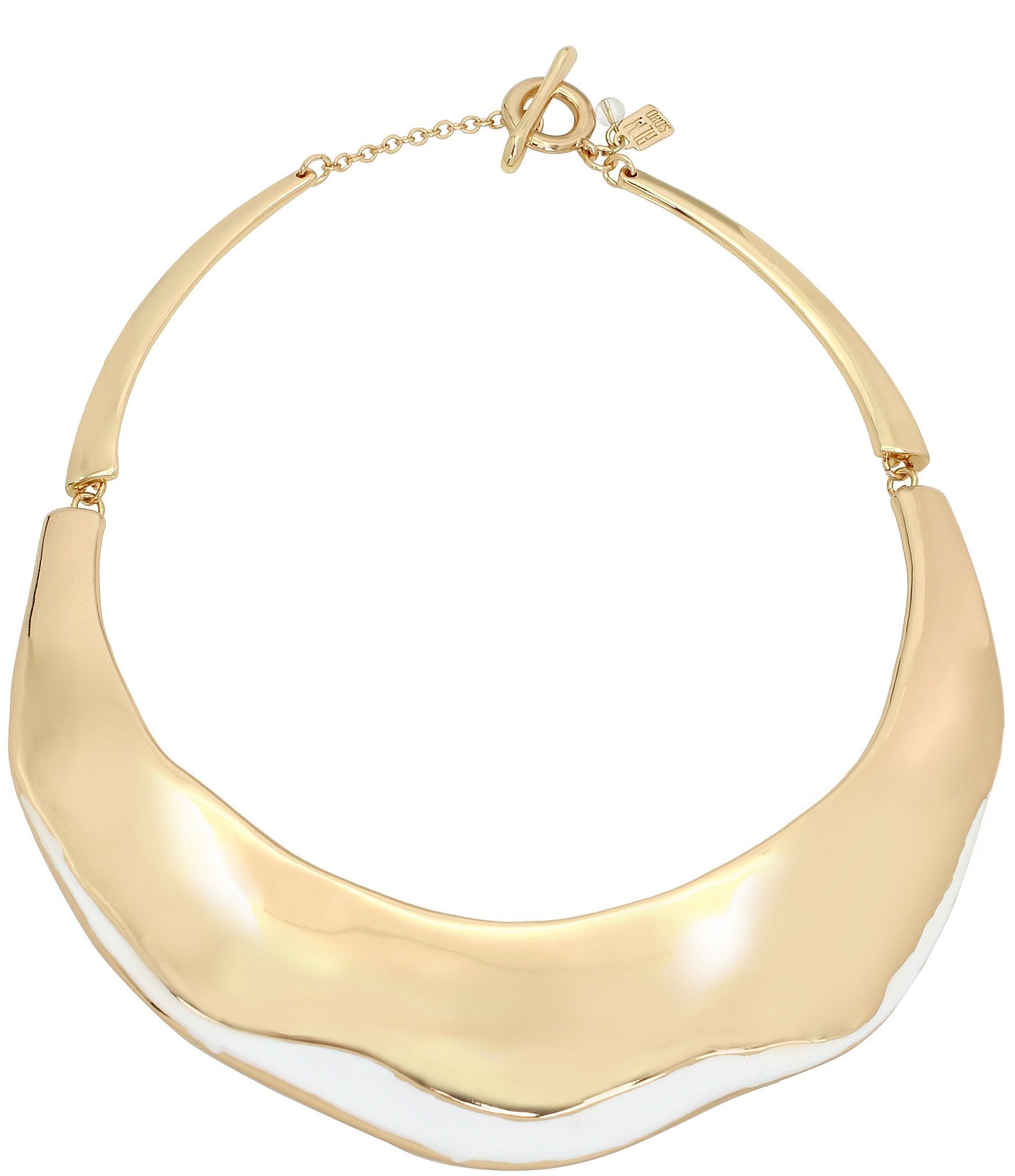 Robert Lee Morris Soho Molten Patina Collar Necklace